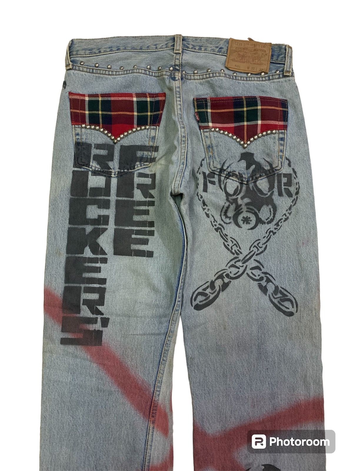 Levi's Vintage Clothing 💥Vintage Levi’s Art Denim Size US 31 - 2 Thumbnail