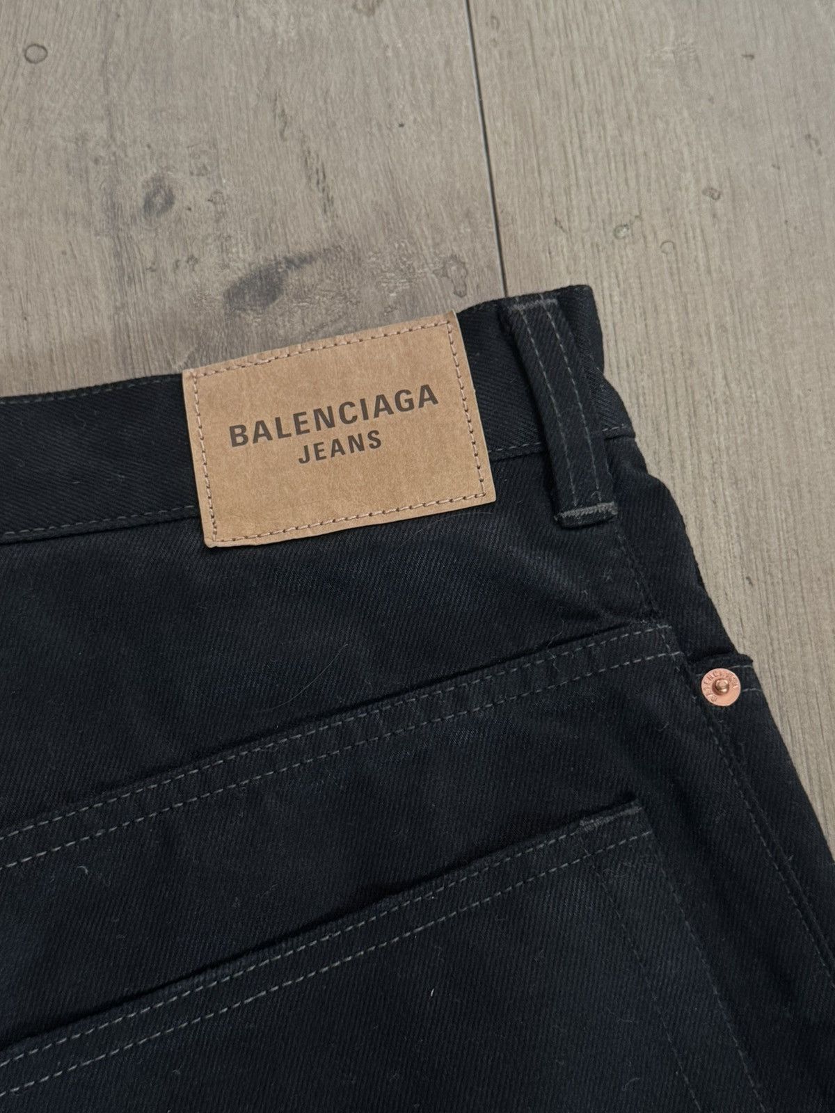 Balenciaga Balenciaga Boxer Baggy Black Runway Rare Destroyed Denim Size US 33 - 5 Thumbnail