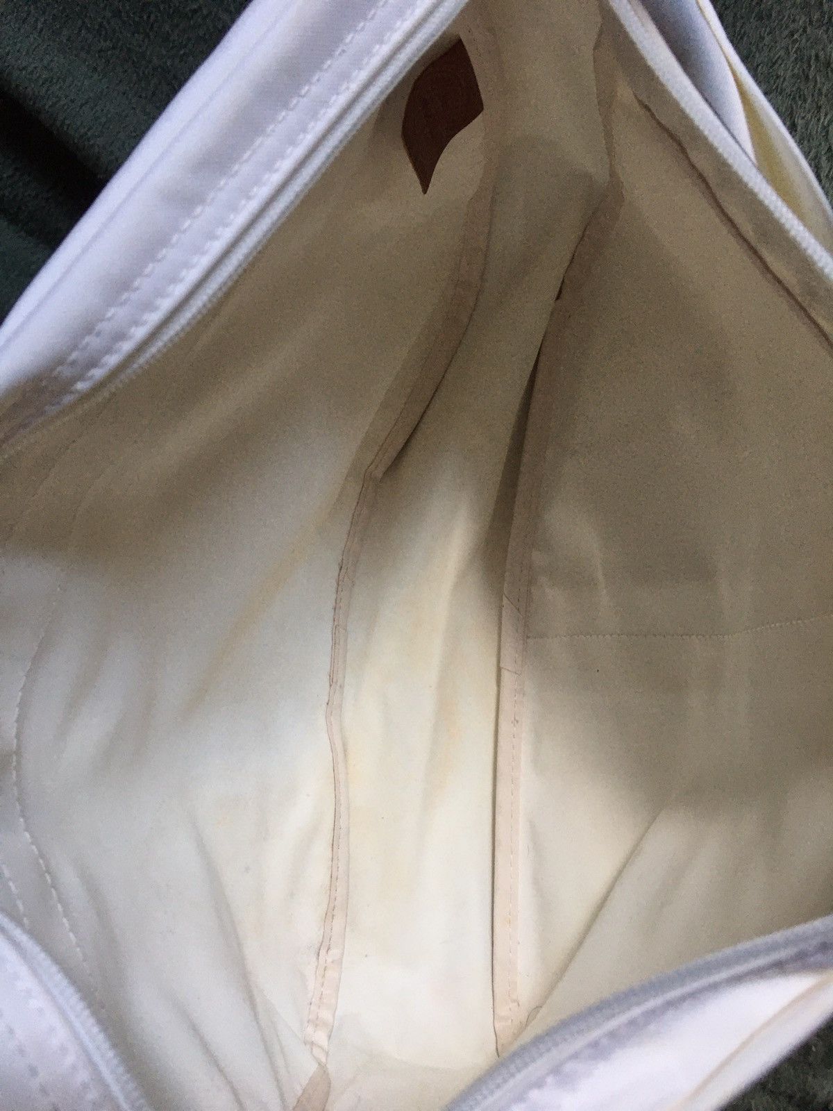 Longchamp Longchamp Vintage White Shoulder Messenger Bag Size ONE SIZE - 17 Thumbnail