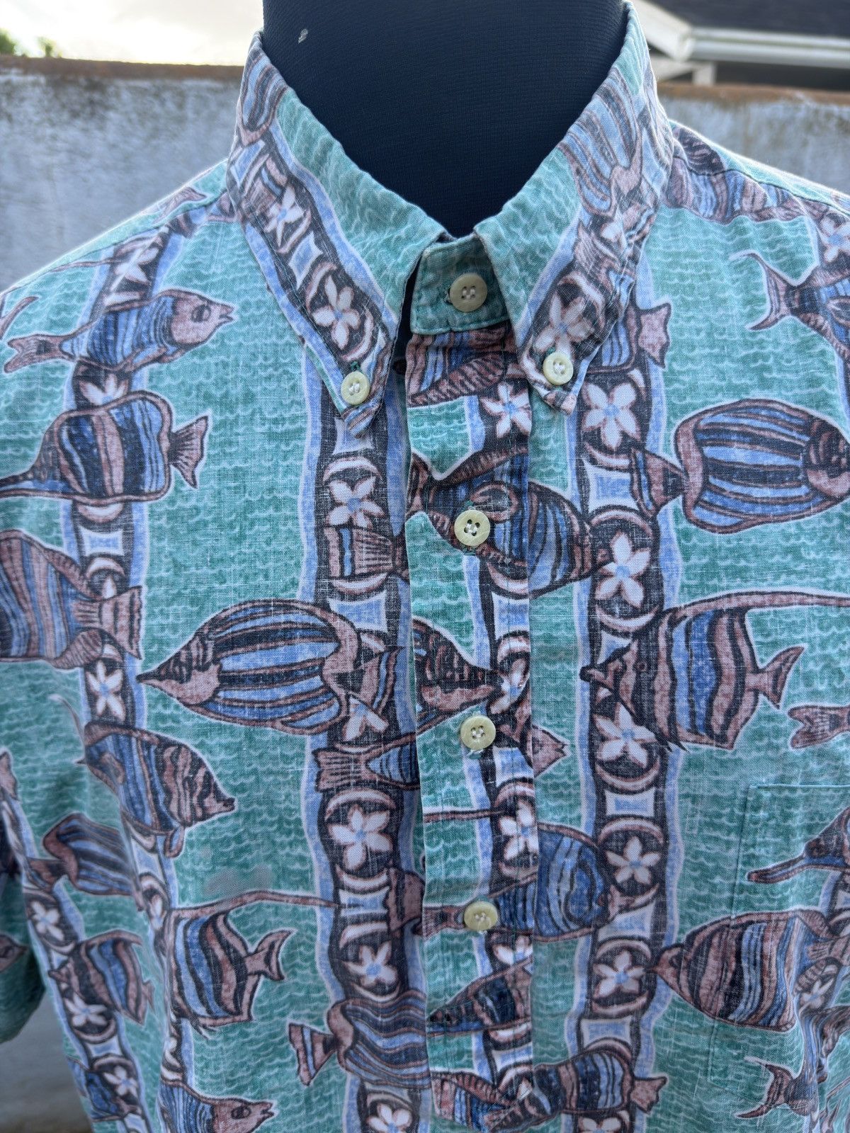 Reyn Spooner PreOwned Reyn Spooner Classic Hawaiian qMulticolor Men's XXL Size US XXL / EU 58 / 5 - 3 Thumbnail