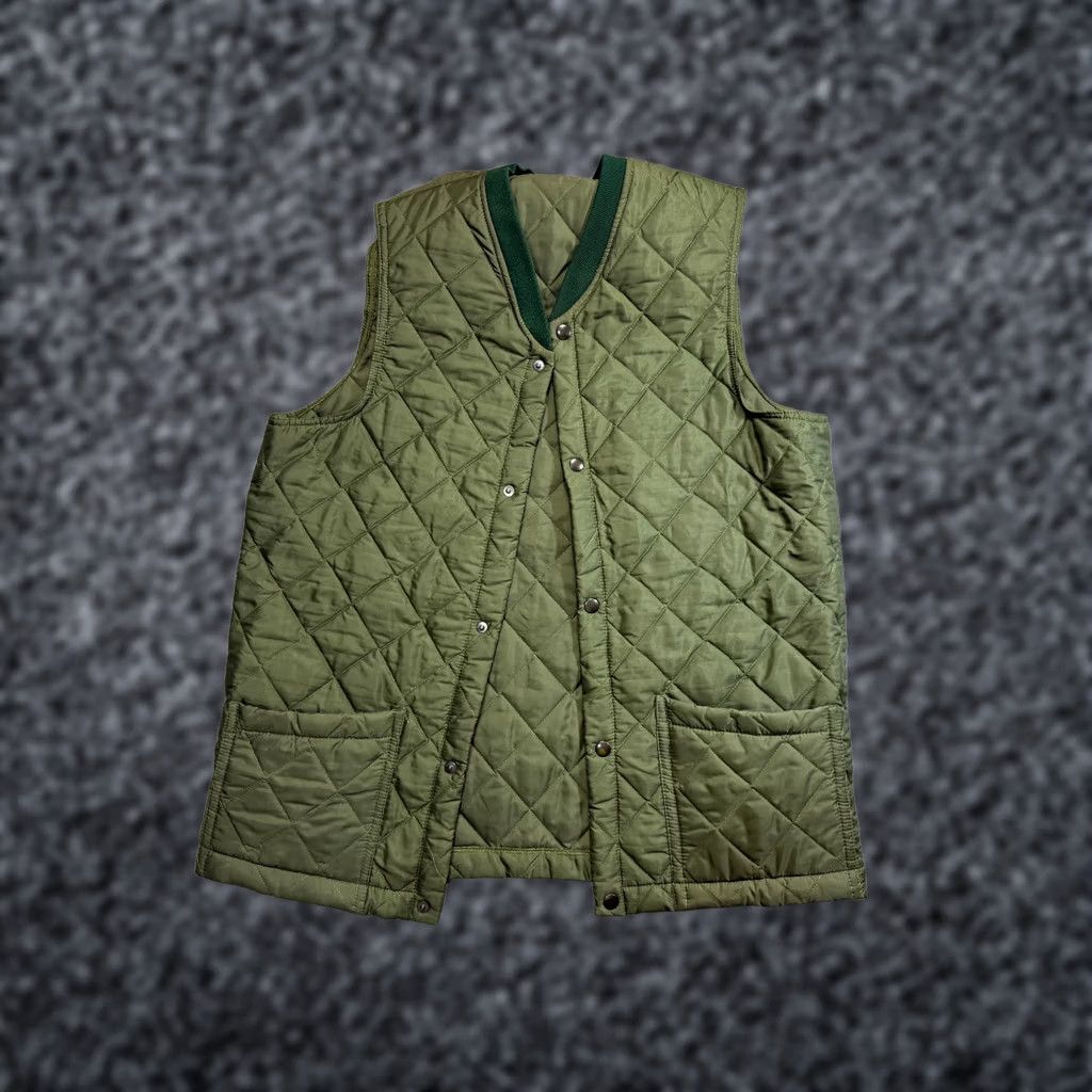 CO Vintage Dunn & Co. England green Quilted Vest Waistcoat Mens L Vest Quilted England green Dunn & Co. Mens L Vest Size US L / EU 52-54 / 3 - 1 Thumbnail