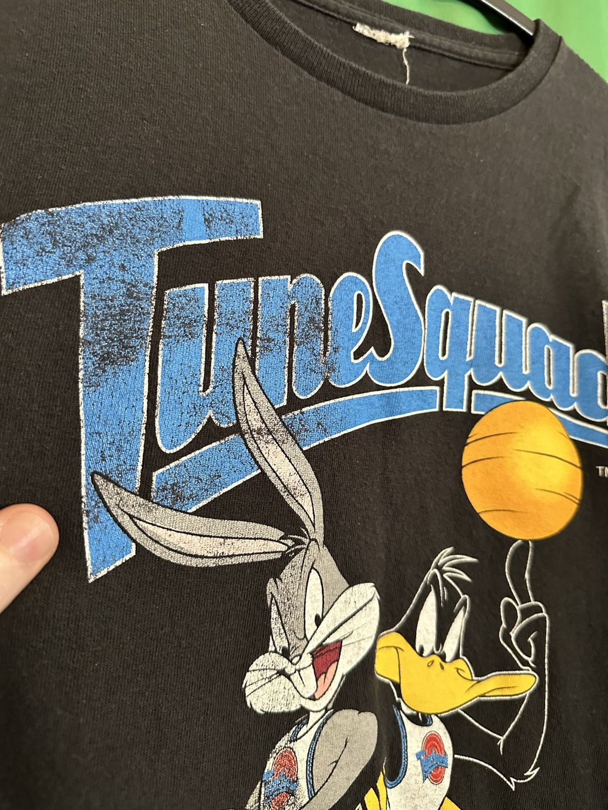 Vintage SPACE JAM logo sleeve L/S Tune Squad vintage t-shirt Size US XS / EU 42 / 0 - 4 Thumbnail