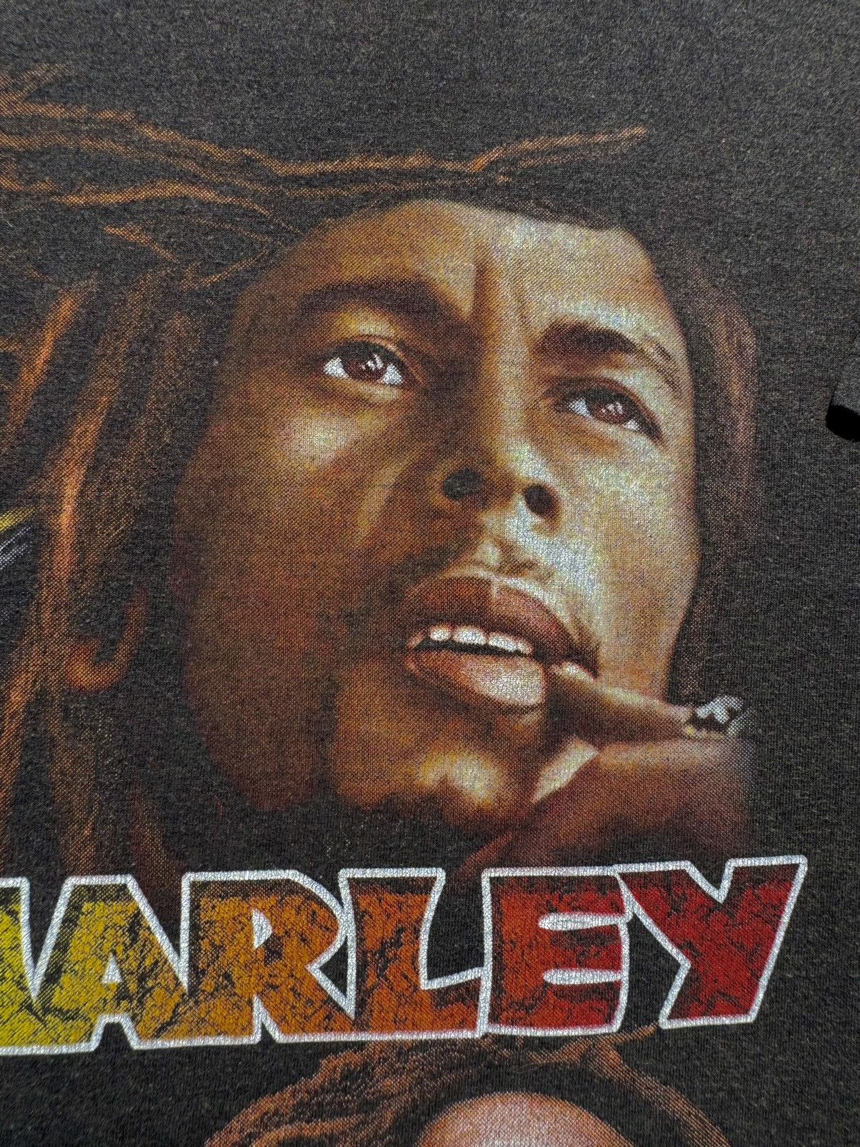 Bob Marley × Rap Tees × Vintage Bob Marley 90's Vintage Rap T-Shirt Size US XXL / EU 58 / 5 - 7 Thumbnail