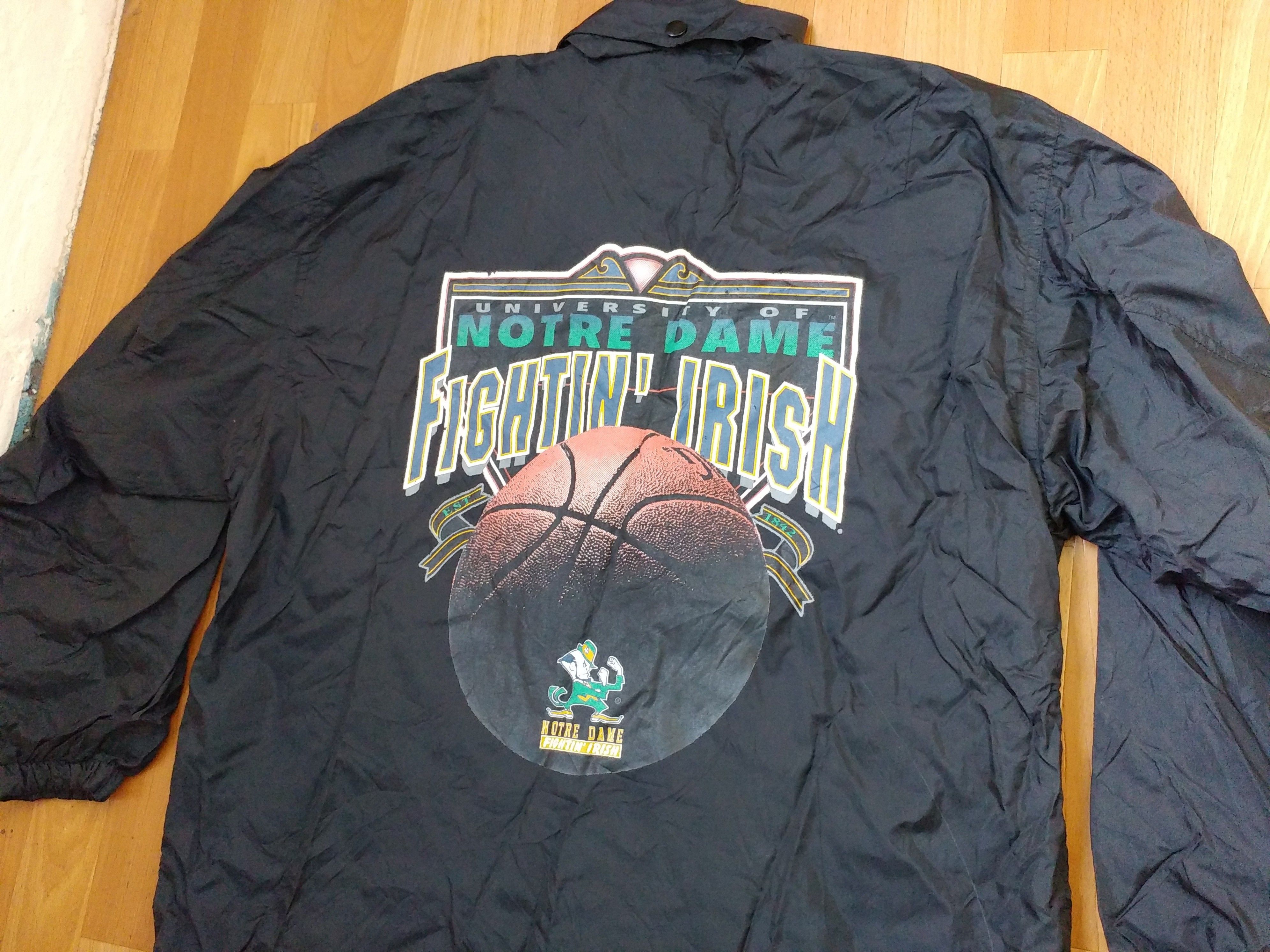 NFL × Vintage NFL Notre Dame Fighting Irish jacket, CMP windbreaker L Size US XL / EU 56 / 4 - 5 Thumbnail