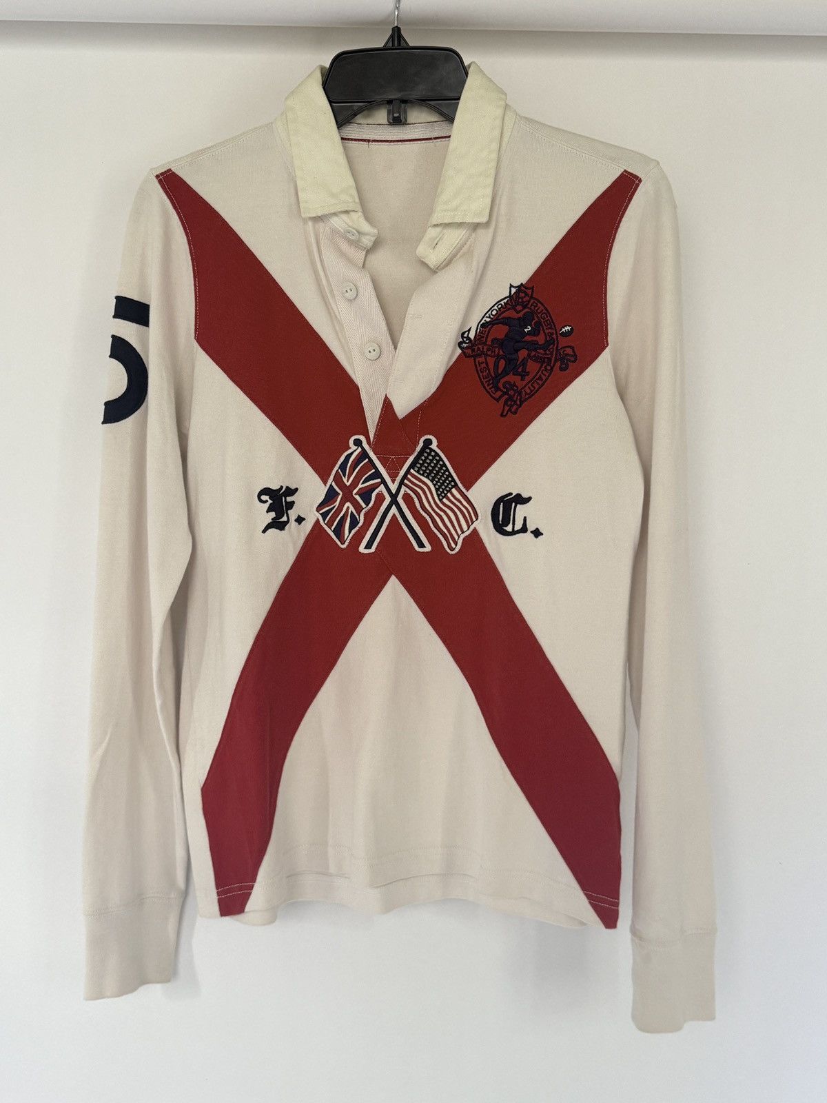 Polo Ralph Lauren RARE Polo Ralph Lauren Rugby Polo Sweater Size US M / EU 48-50 / 2 - 1 Thumbnail