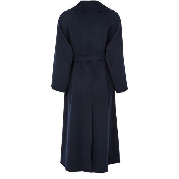Max Mara MAX MARA Doris Dark Blue Wool Long Coat New & Authentic (Wom Size S / US 4 / IT 40 - 2 Thumbnail