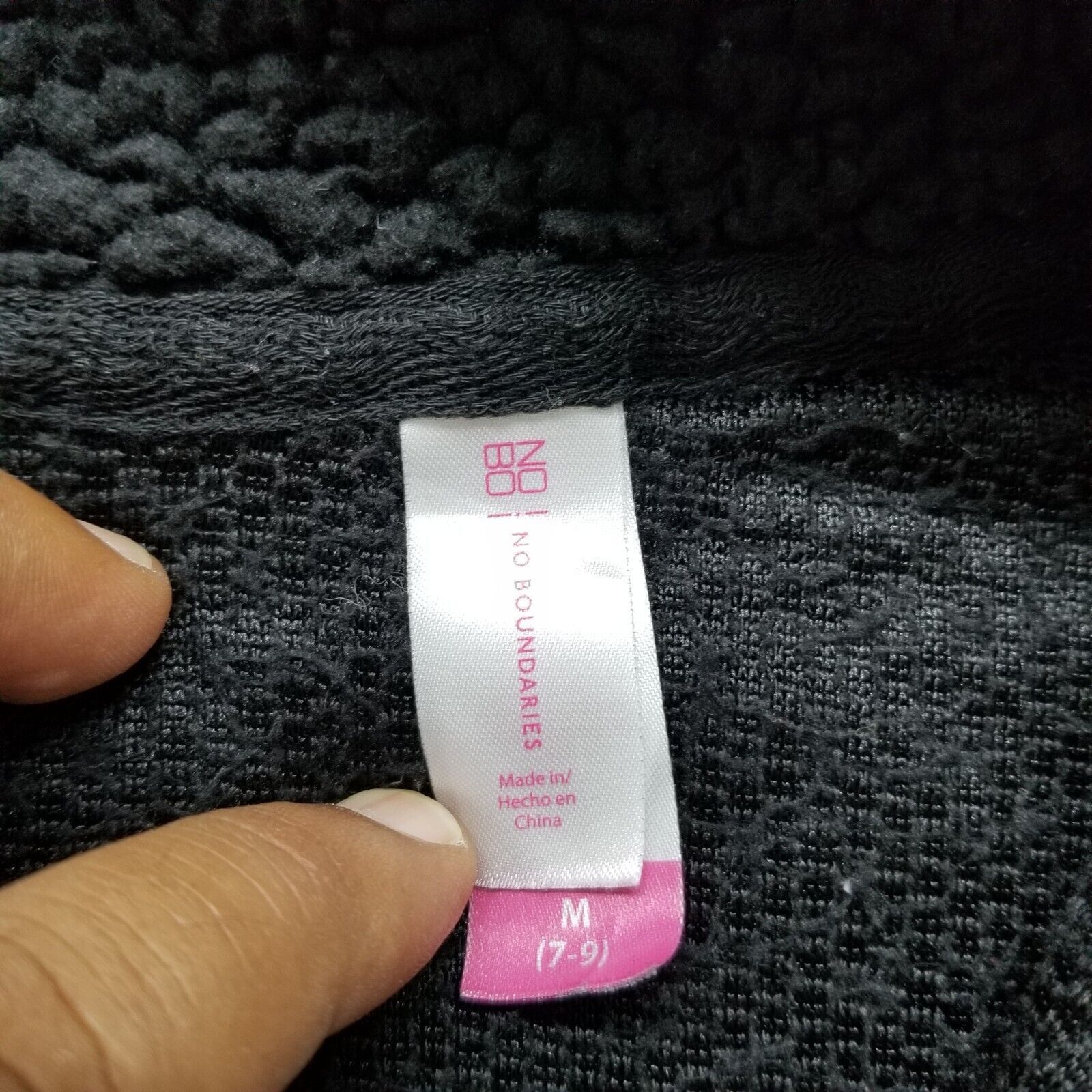 Other No Boundaries Sherpa Jacket Womens M Pockets Zip Mock Neck Size M / US 6-8 / IT 42-44 - 9 Thumbnail