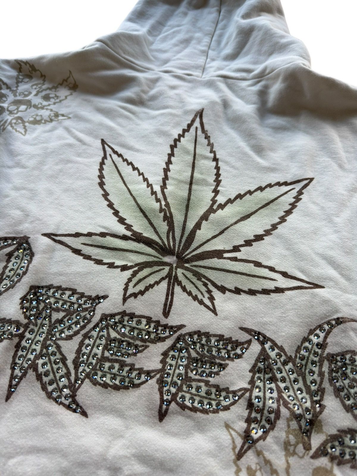 The Great China Wall *RARE* 90s VINTAGE THE GREAT CHINA WALL WEED HOODIE GREENS Size US L / EU 52-54 / 3 - 22 Thumbnail