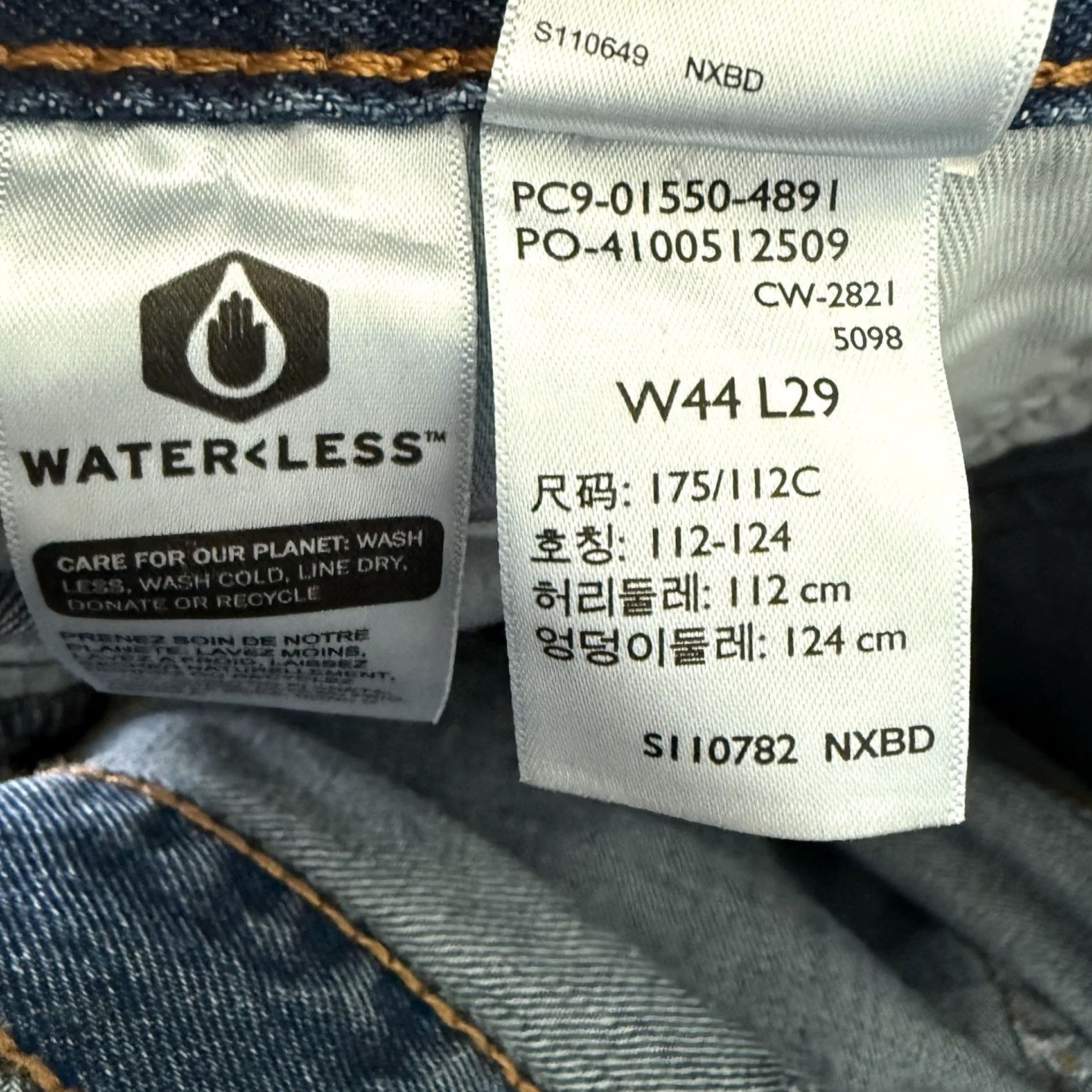 Levi's Levi's 550 Jeans Relaxed Fit Men Big Tall 44x29 Medium Blue Wash 100% Cotton NEW Size US 44 / EU 60 - 4 Thumbnail