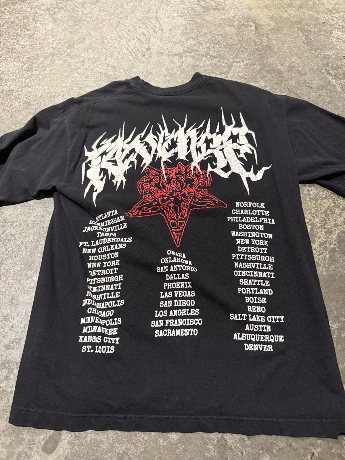 City Morgue × Revenge Revenge City Morgue Tour Tee Size US M / EU 48-50 / 2 - 4 Thumbnail