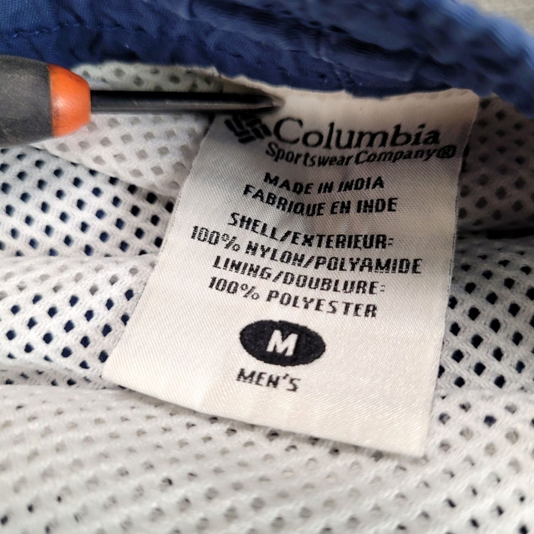 Vintage Columbia Mens M Blue Fishing Packable Shorts Performance Gear Size US 31 - 2 Thumbnail
