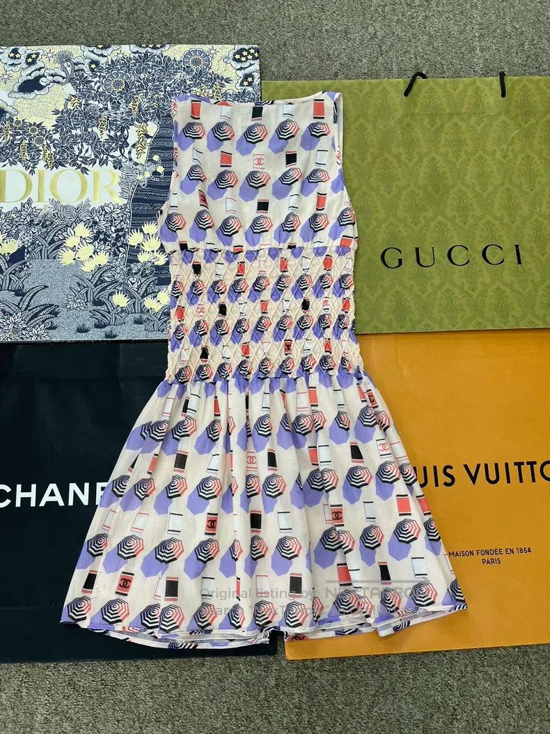 Chanel Chanel Beach Series Printed Dress Size XS / US 0-2 / IT 36-38 - 3 Thumbnail