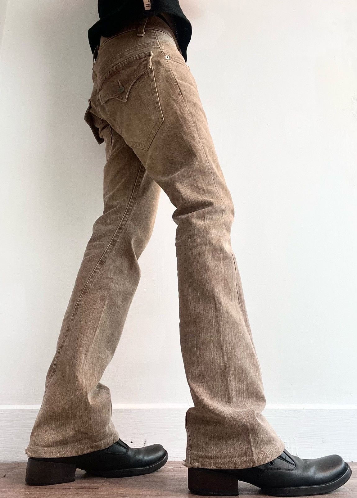 Tornado Mart 00s Tornado Mart Avant-Garde Flared Jeans Size US 32 / EU 48 - 2 Thumbnail