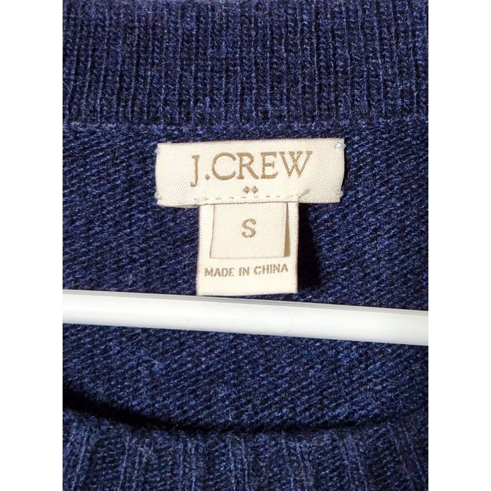J.Crew J. Crew Womens S Colorblock Wool Blend Sweater Pullover Crewneck Zip Accents Size S / US 4 / IT 40 - 5 Thumbnail