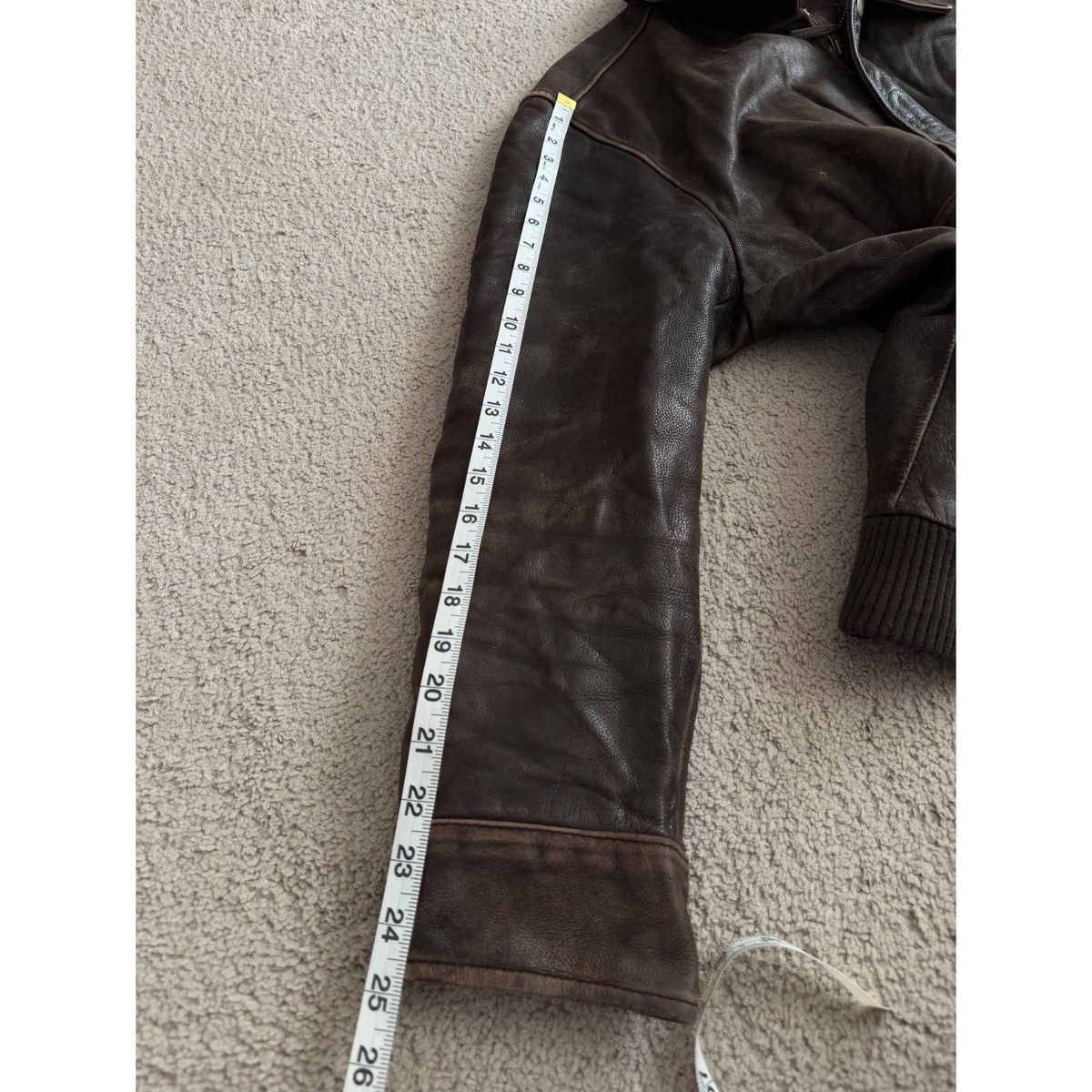 Cherokee VINTAGE CHEROKEE BROWN LEATHER BOMBER JACKET Size US XXL / EU 58 / 5 - 24 Thumbnail