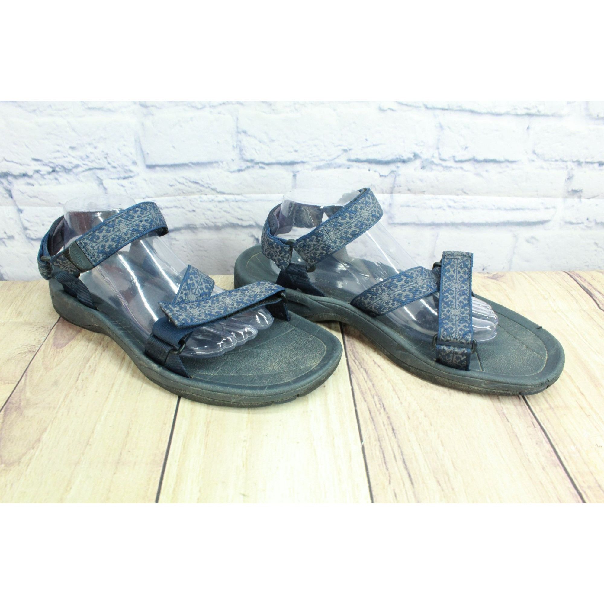 L.L. Bean LL Bean Hook & Loop Geometric Sports Outdoor Sandals Size US 11 / EU 44 - 3 Thumbnail