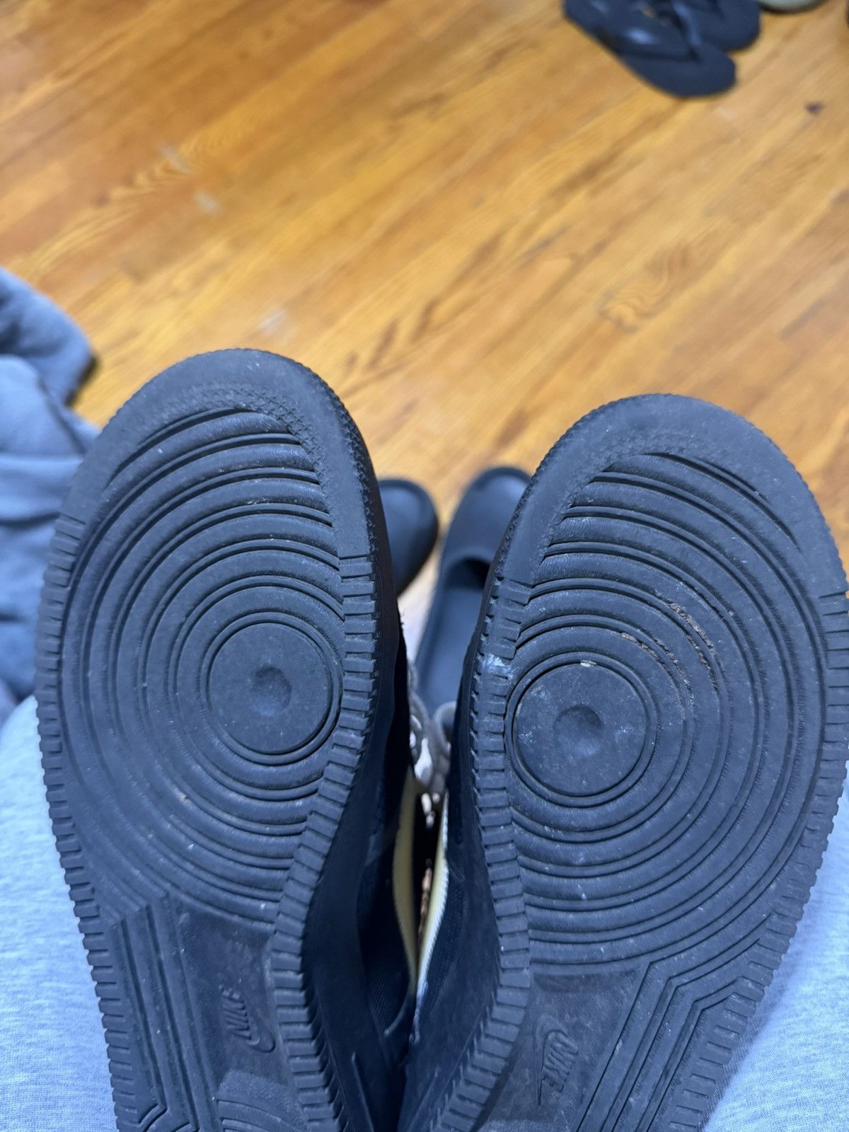 Nike × Off-White Off White x Nike Air Force 1 Low Black Size US 10.5 / EU 43-44 - 14 Thumbnail