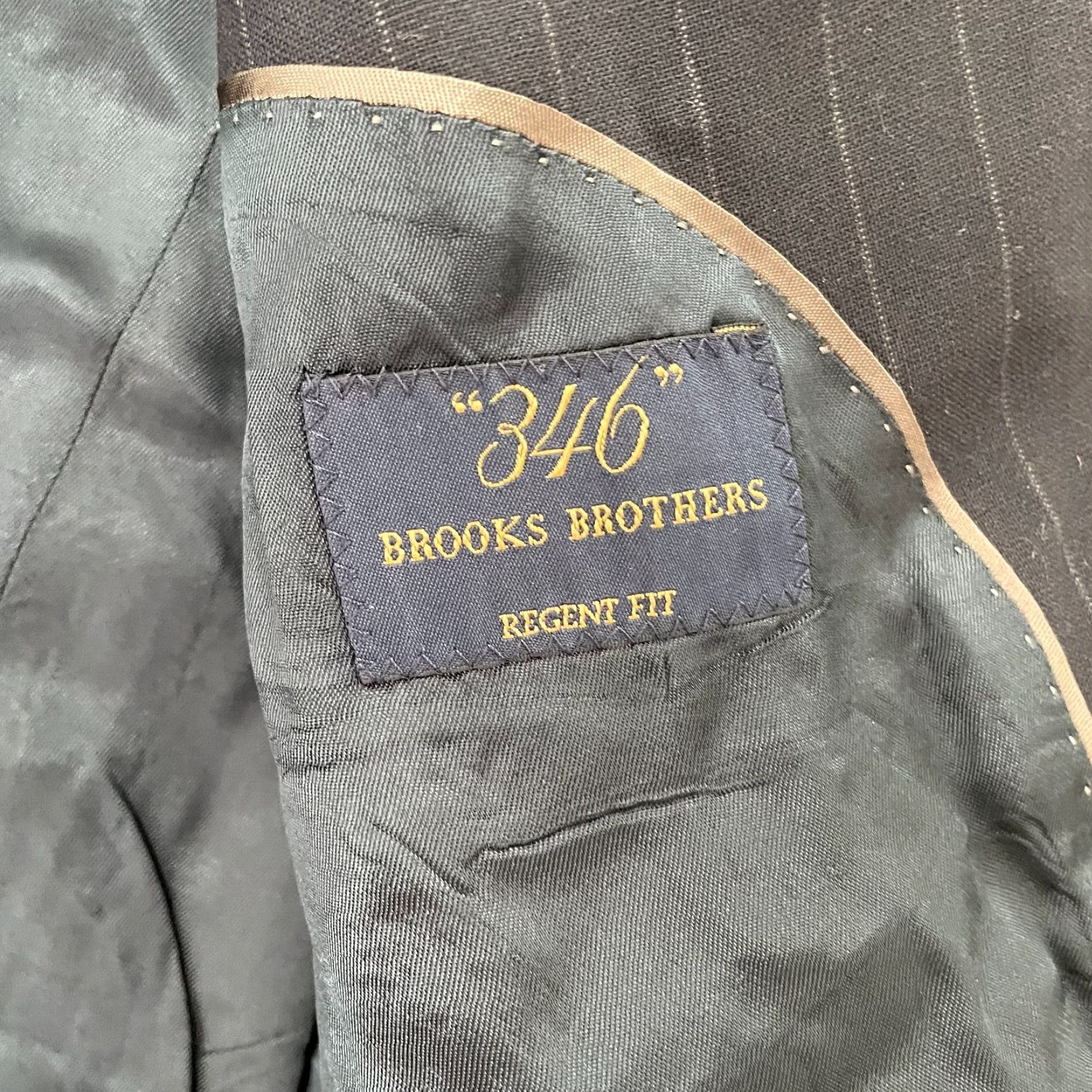 Brooks Brothers Brooks Brothers Blazer Adult 38S Navy Blue Regent Fit Sport Coat Jacket Double-Vents Mens Size 38R - 7 Thumbnail