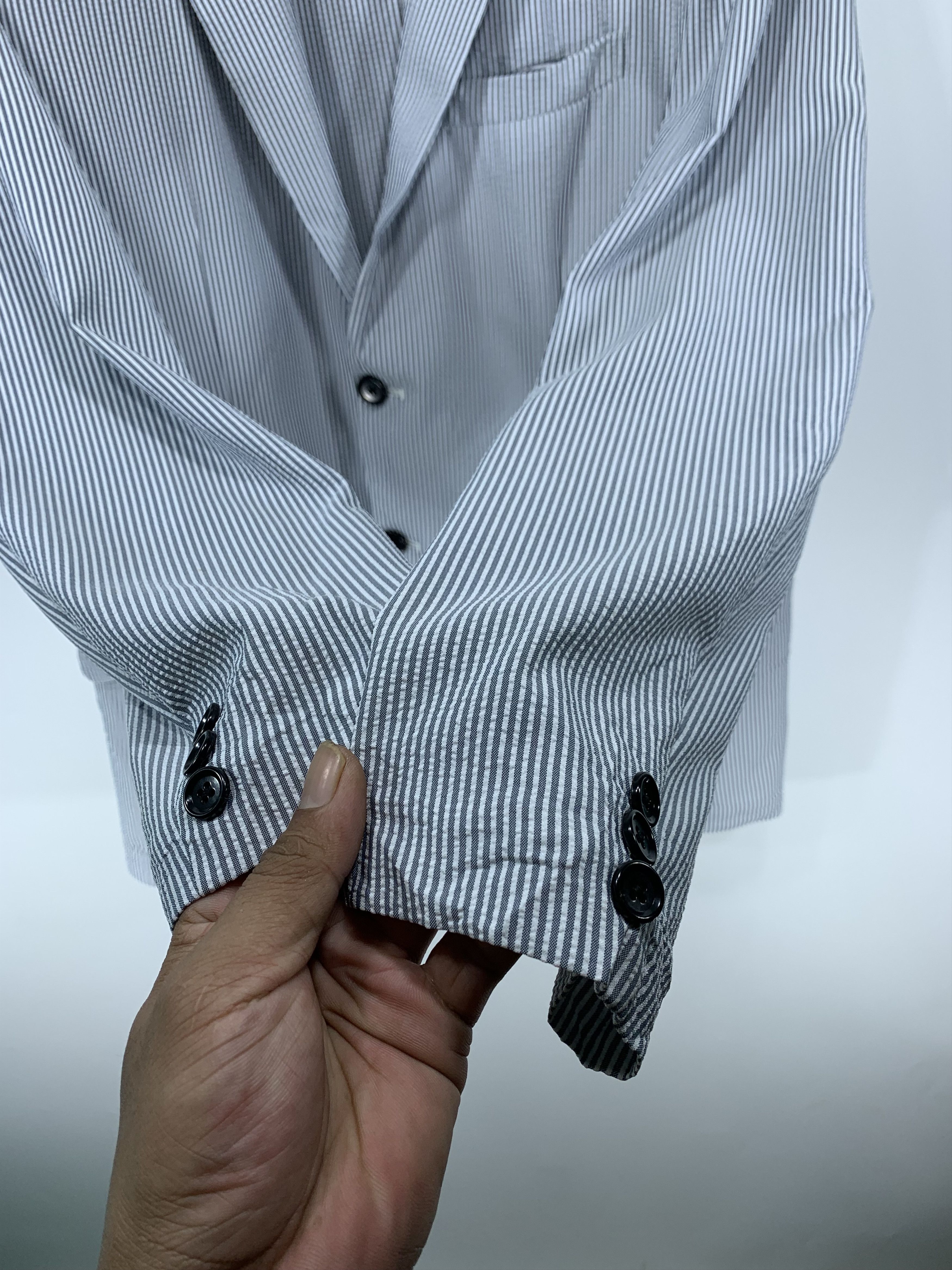 GU × Japanese Brand GU hickory stripe Light Blazer Size US S / EU 44-46 / 1 - 4 Thumbnail