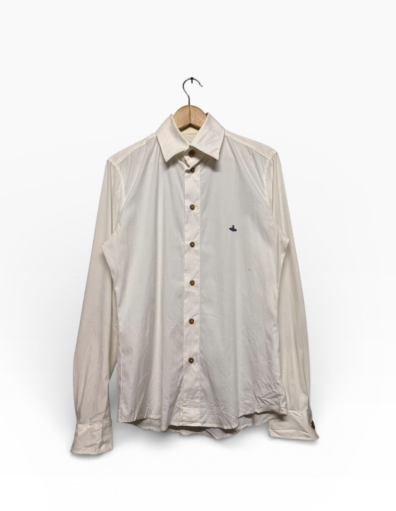 Vivienne Westwood Vivienne Westwood Man Embroidery Orb L/S Shirt Button Ups Size US M / EU 48-50 / 2 - 3 Thumbnail