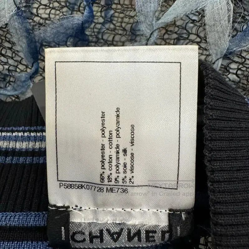 Chanel Chanel Women's Blue Polyester Jacket . Size S / US 4 / IT 40 - 7 Thumbnail