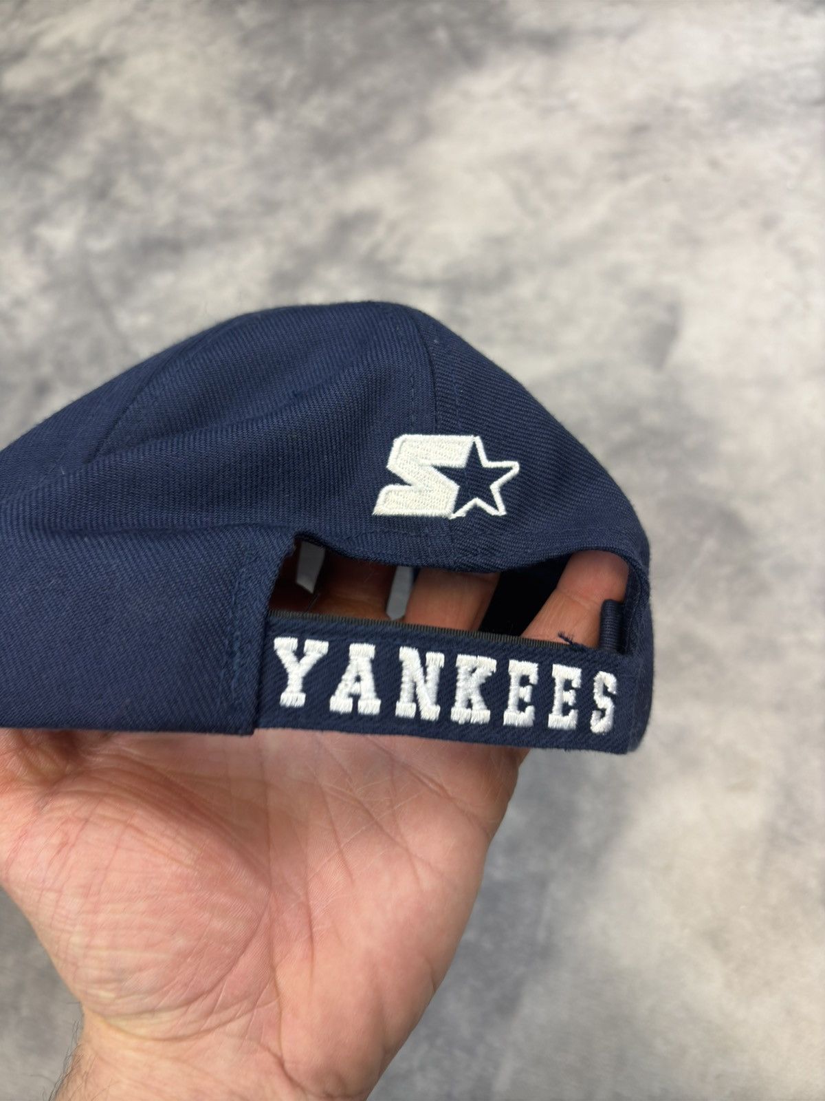 New York Yankees Vintage New York Yankees Cap Starter MLB 90s Streetwear y2k Size ONE SIZE - 2 Thumbnail