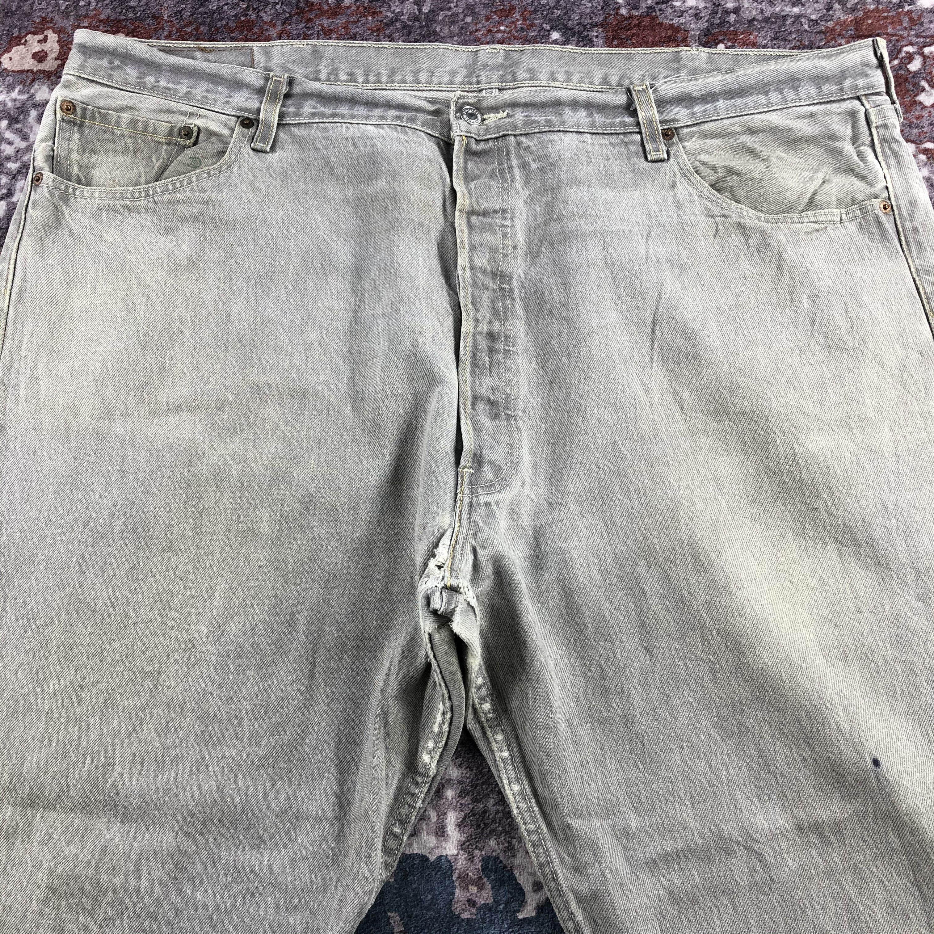 Levi's Vintage Light Wash Levis 501 Jeans-JM2578 Size US 44 / EU 60 - 3 Thumbnail