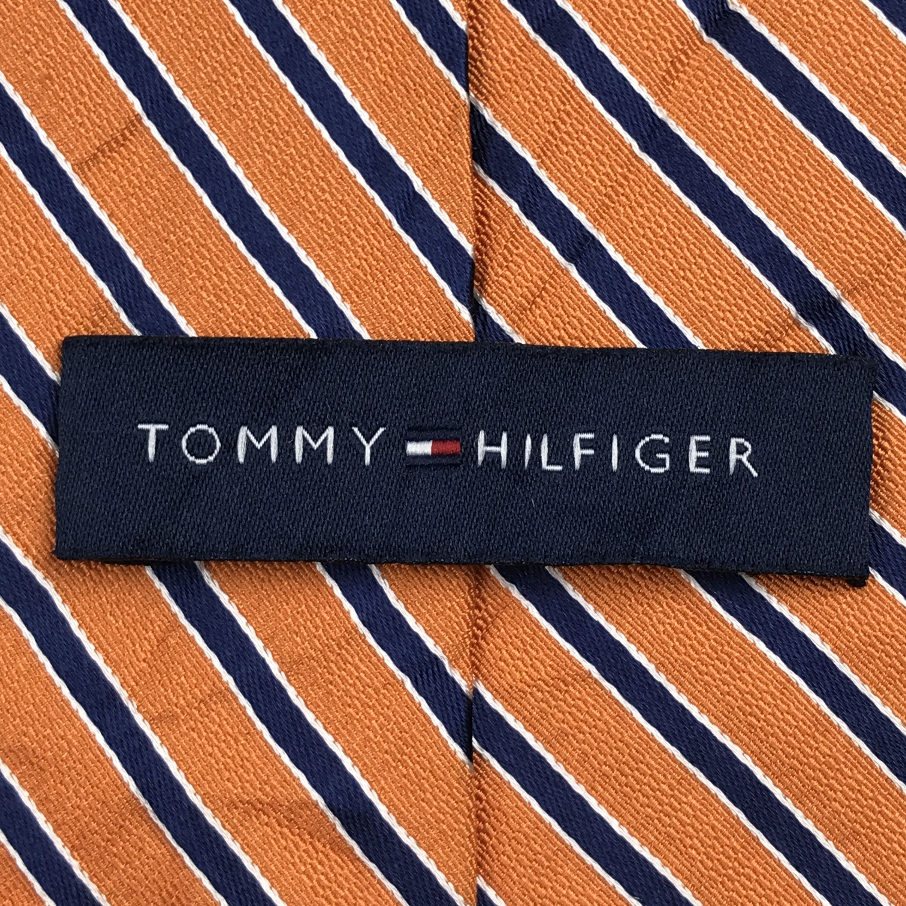 Designer × Tommy Hilfiger × Vintage Vintage Tommy Hilfiger Silk Necktie Size ONE SIZE - 6 Thumbnail