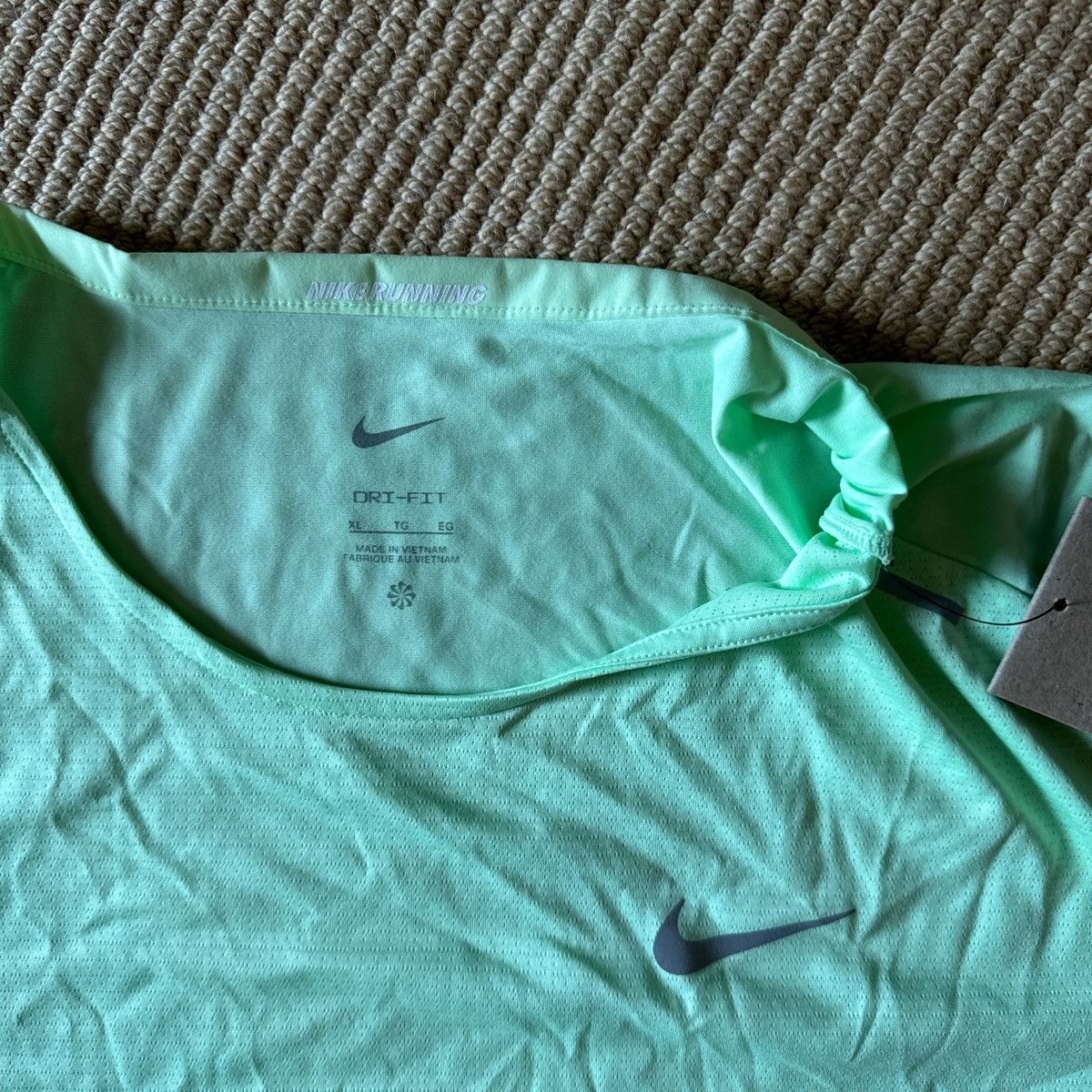 Nike Nike Green Drifit Shirt Size US XL / EU 56 / 4 - 2 Thumbnail