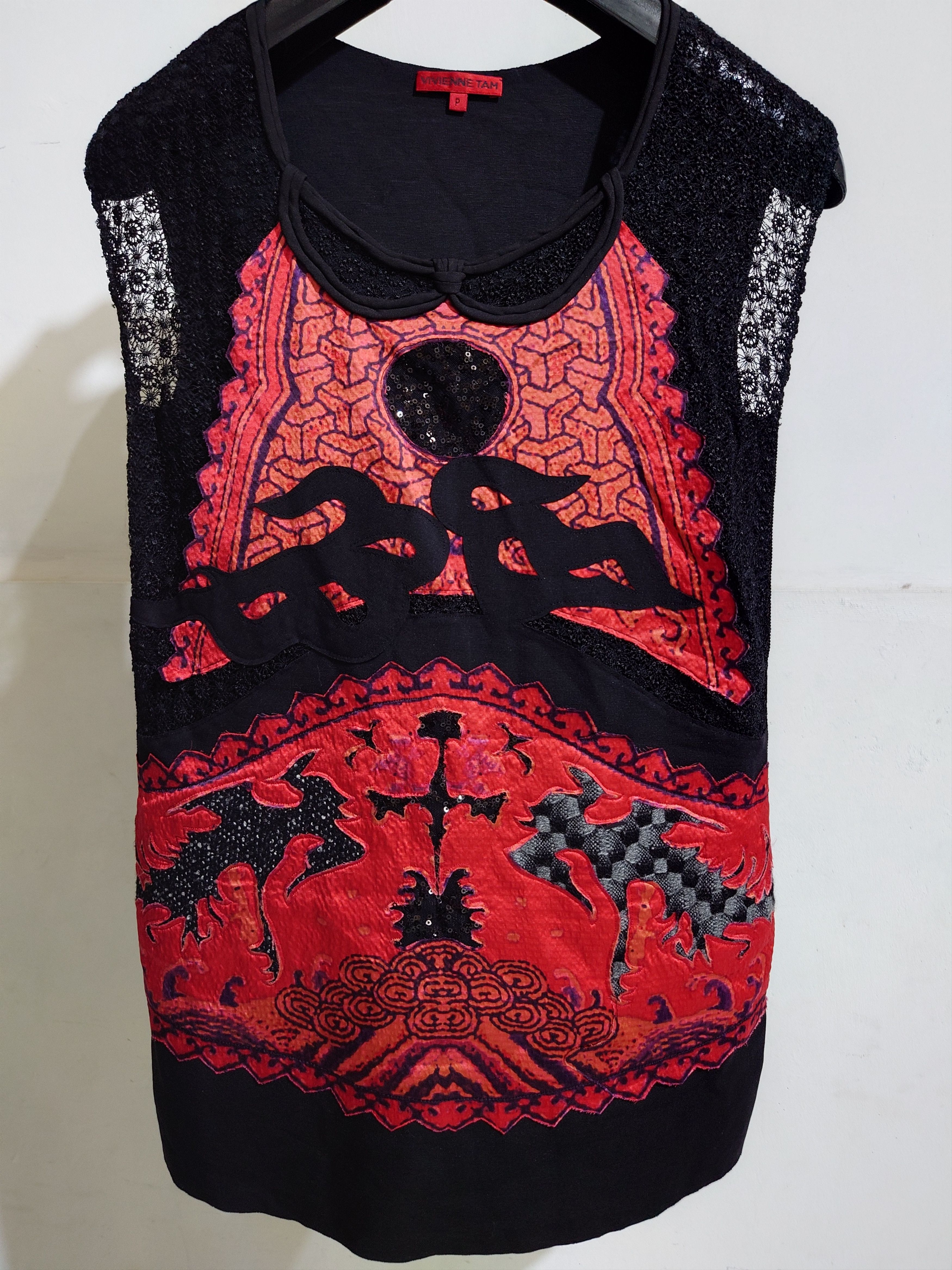 Vivienne Tam VIVIENNE TAM TUNIC TOP Size M / US 6-8 / IT 42-44 - 1 Thumbnail