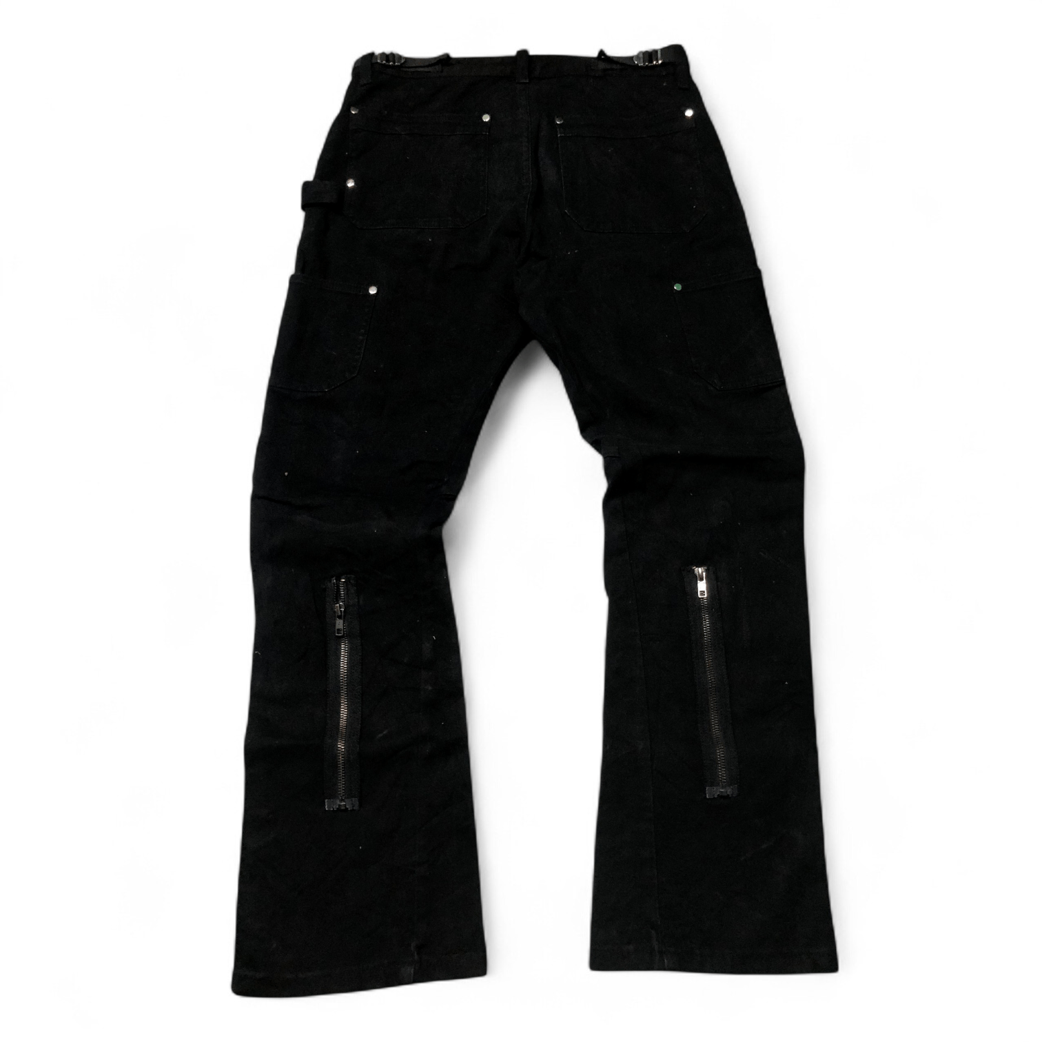 希少 VujaDe GUNTHER DESTROYED DOUBLE-KNEE サイズ : S Vuja De / ヴジャデ】GUNTHER DESTROYED DOUBLE-KNEE PANTS