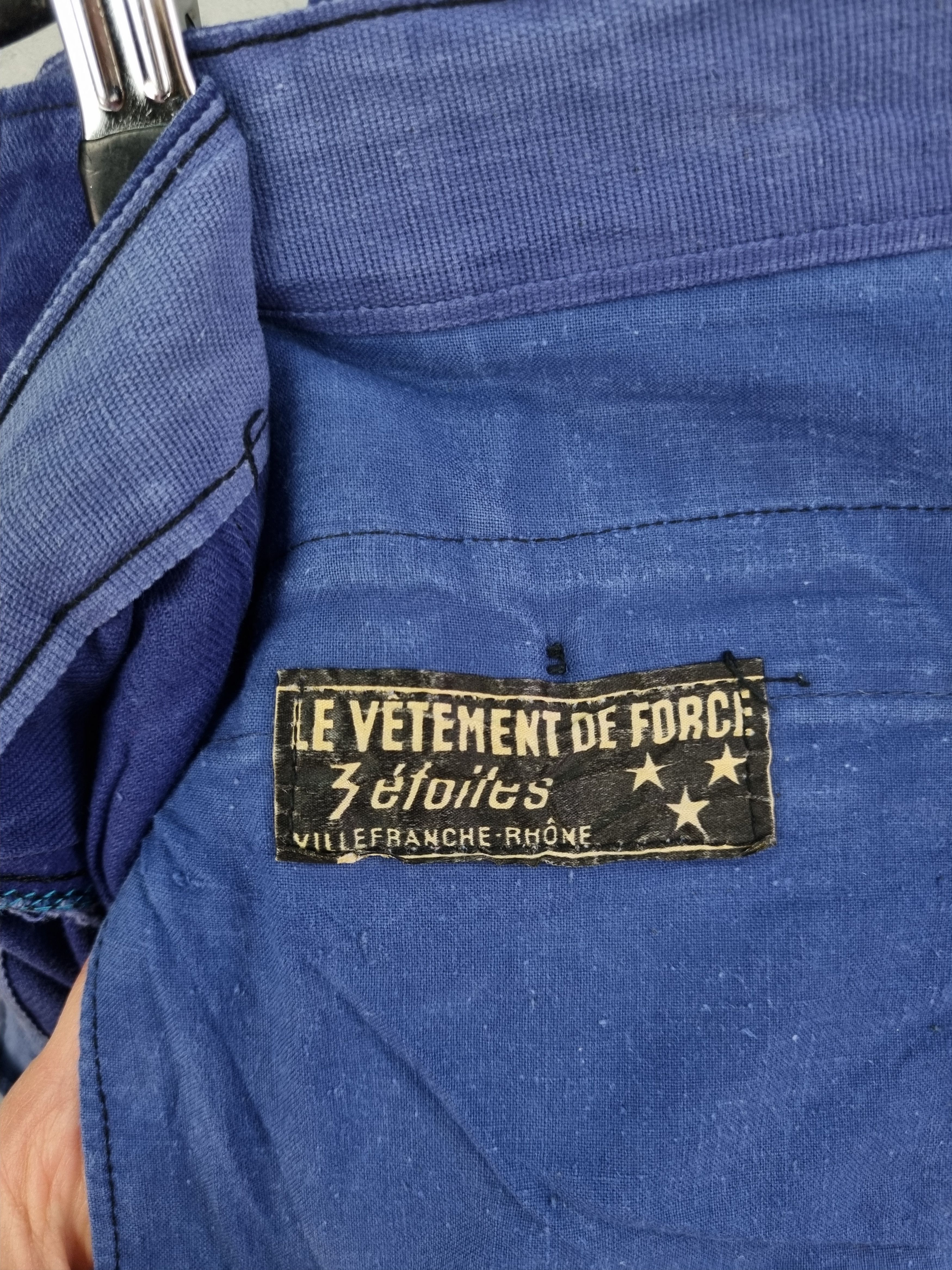 Le Laboureur × Vetra Le Vehement De Force Vintage Worker Faded Indigo Avant Garde Size US 32 / EU 48 - 8 Thumbnail