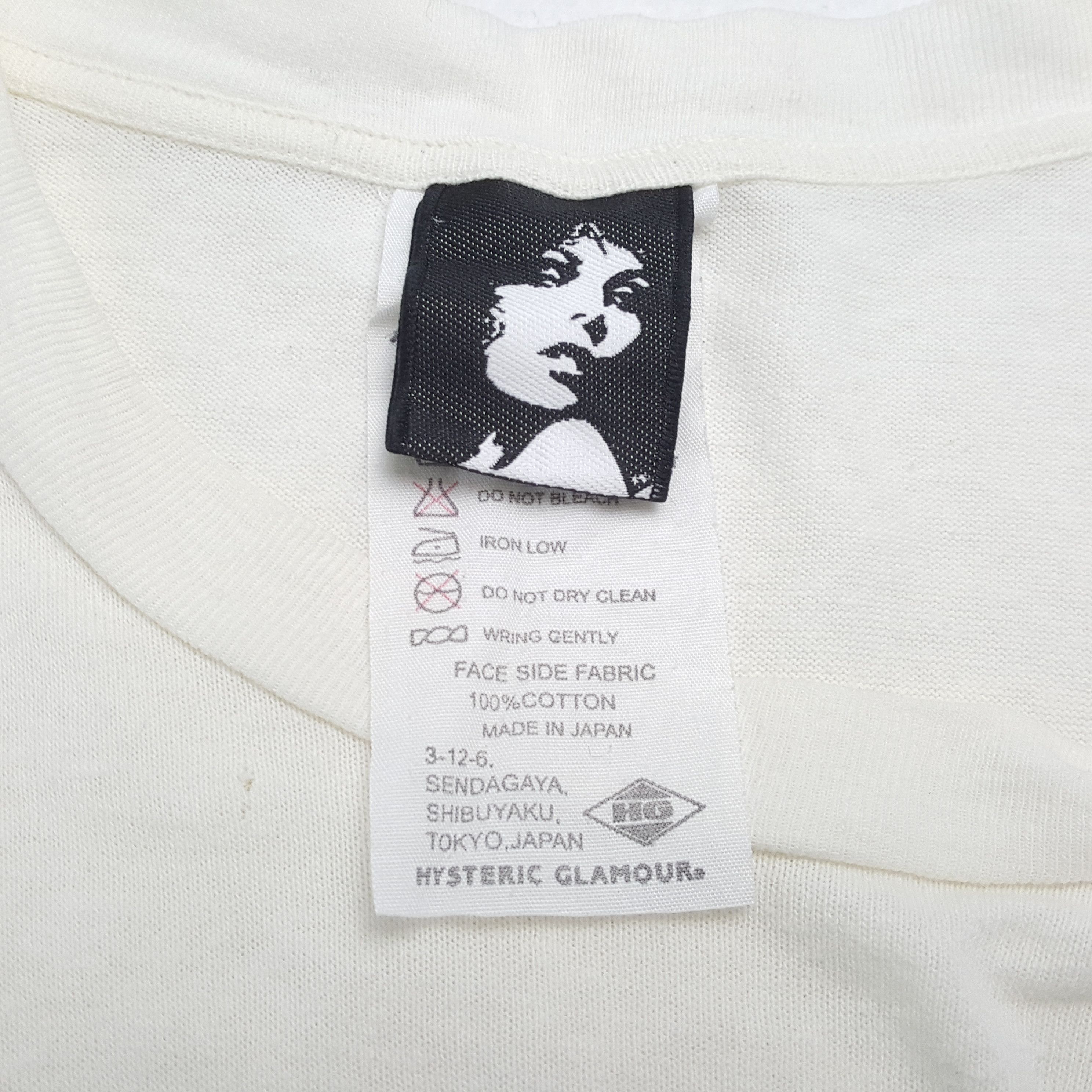 Hysteric Glamour × Japanese Brand × Vintage Vintage HYSTERIC GLAMOUR Japanese Fashion Brand T-Shirts Size US M / EU 48-50 / 2 - 7 Thumbnail