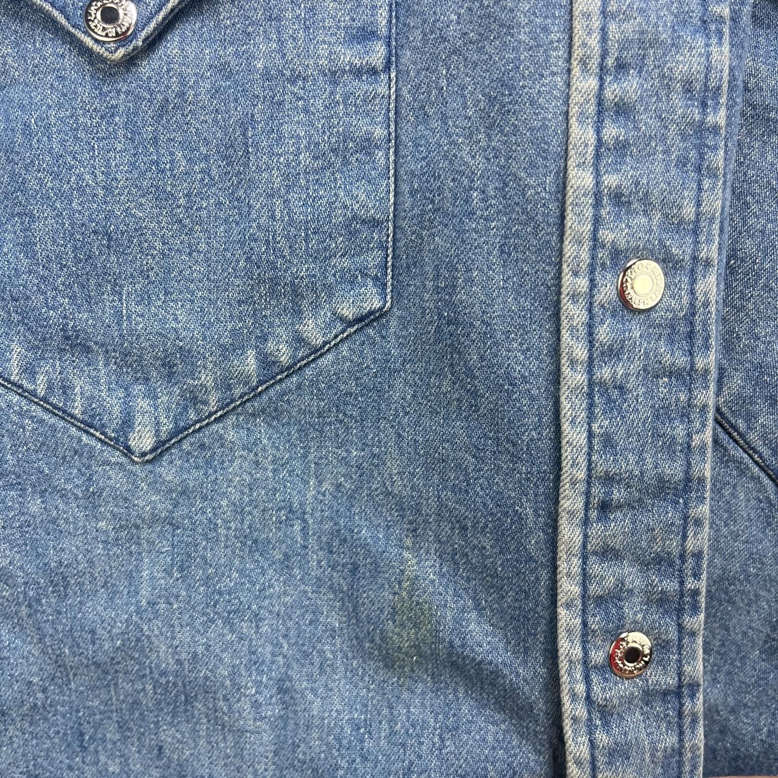 Polo Ralph Lauren Vintage Polo Ralph Lauren Country Denim Snap Button Up Shirt Size US L / EU 52-54 / 3 - 6 Thumbnail