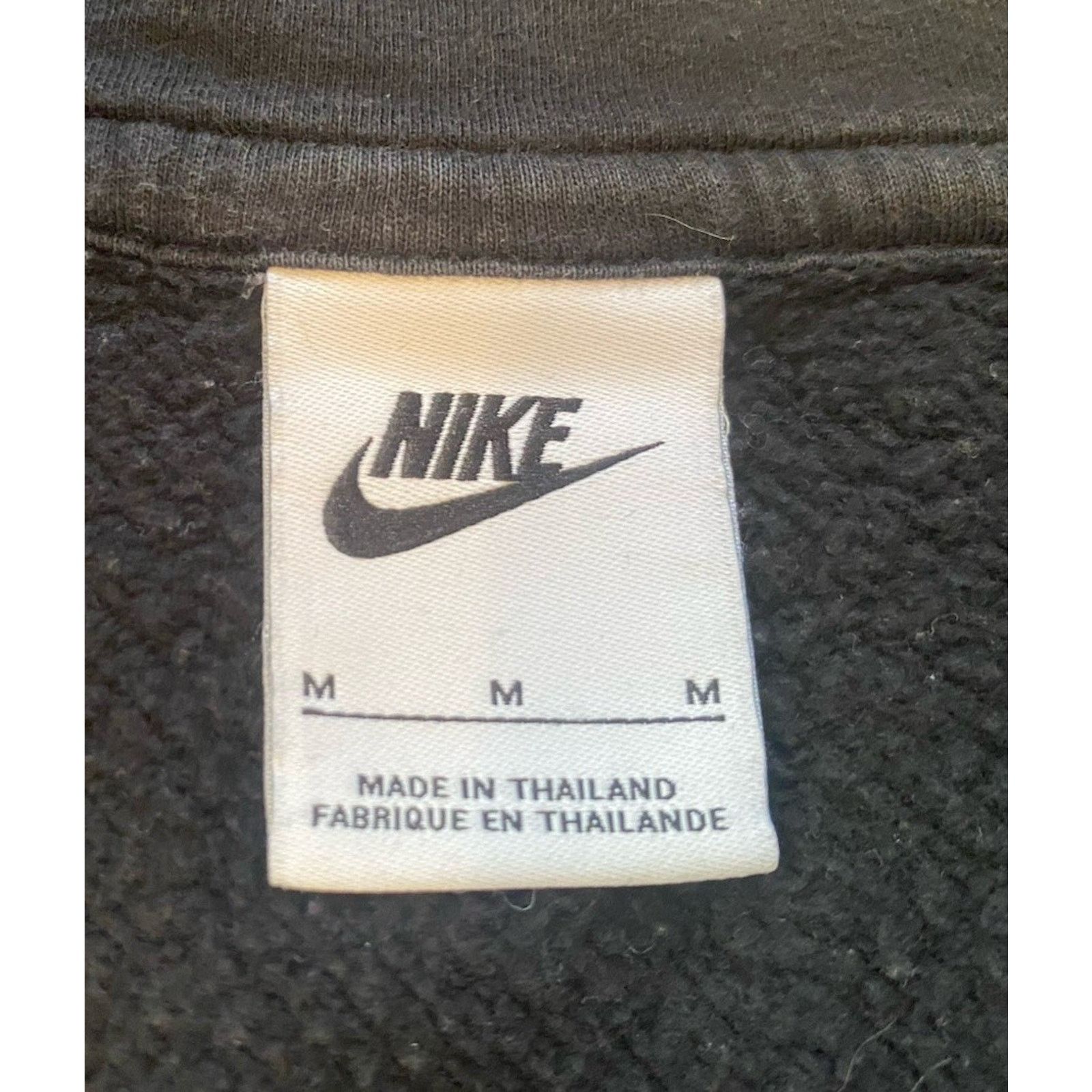 Nike Nike Black Hoodie Sweatshirt Zip Men’s Women’s Medium Jacket Size US M / EU 48-50 / 2 - 2 Thumbnail