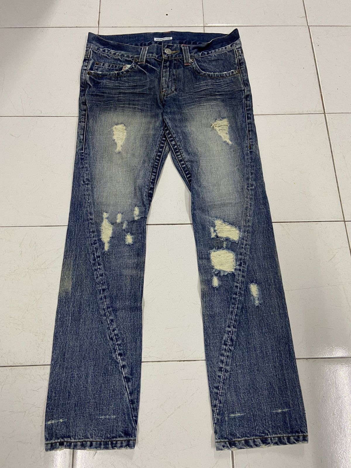 HARE HARE EXCLUSIVE DESIGN JAPANESE BRAND DENIM JEANS Size US 32 / EU 48 - 1 Thumbnail