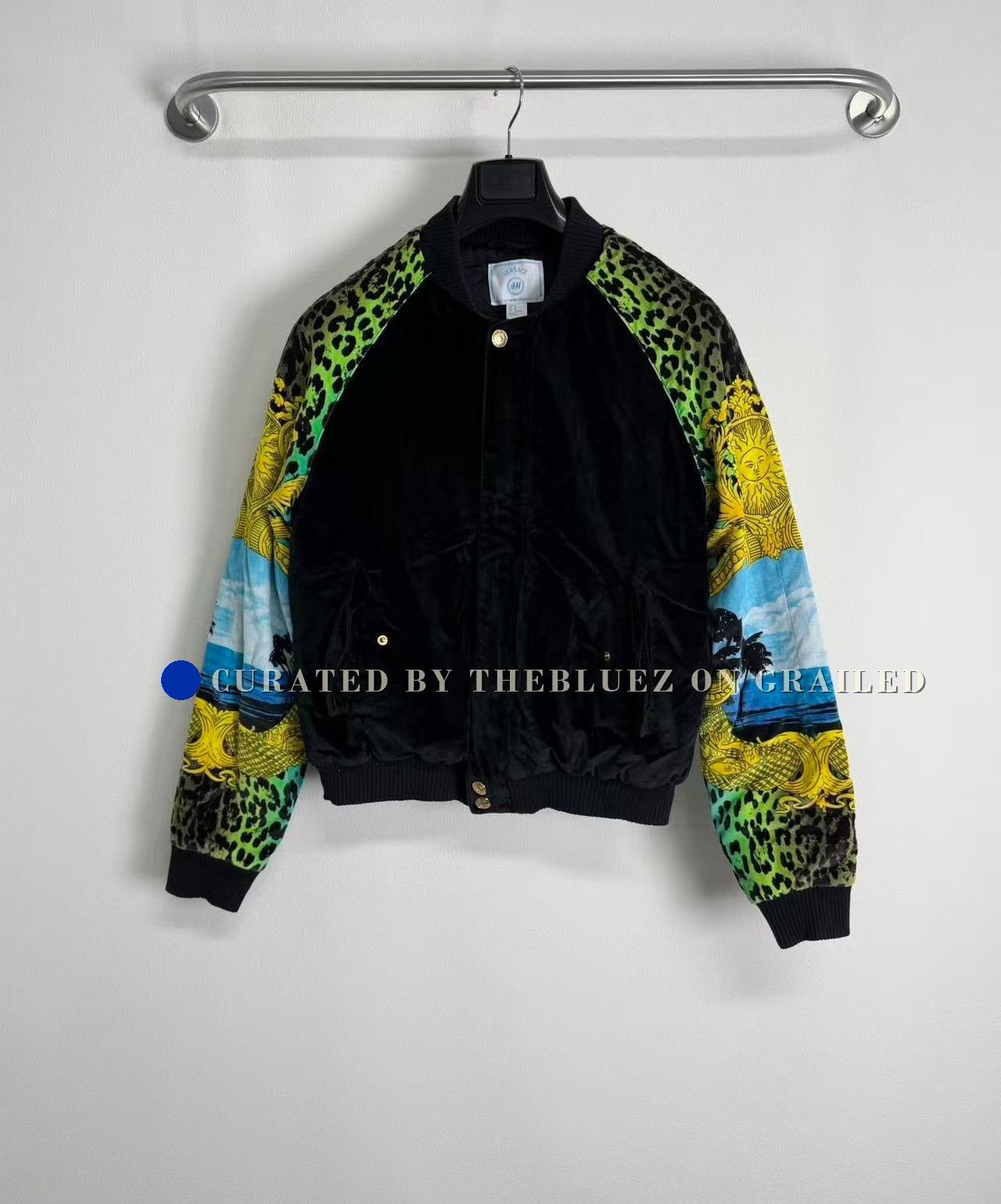 H&M × Versace Versace X H&M Kanye Bomber Jacket | Grailed