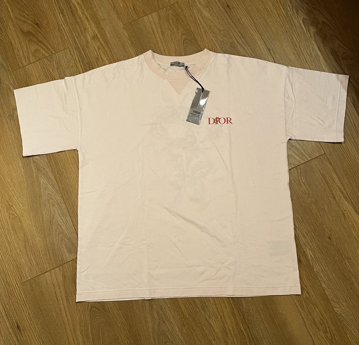 Dior DIOR JARDIN ROSE PINK T SHIRT BNWT Size US L / EU 52-54 / 3 - 1 Thumbnail