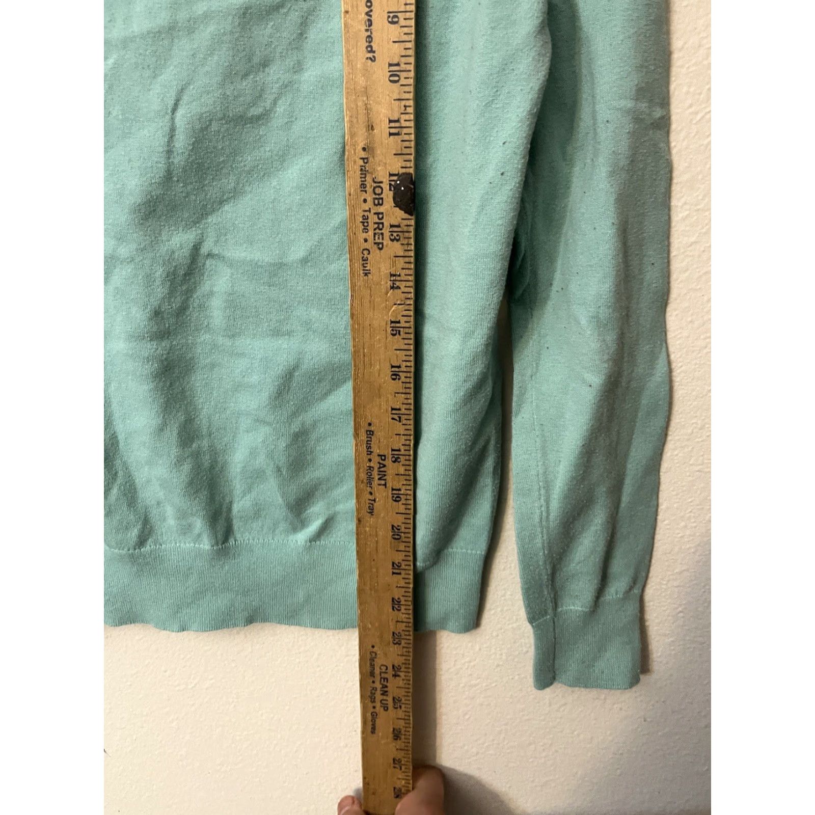 Banana Republic VINTAGE Banana Republic Women’s Light Blue Sweater Size Small Cotton Polyester Nylon Size S / US 4 / IT 40 - 4 Thumbnail