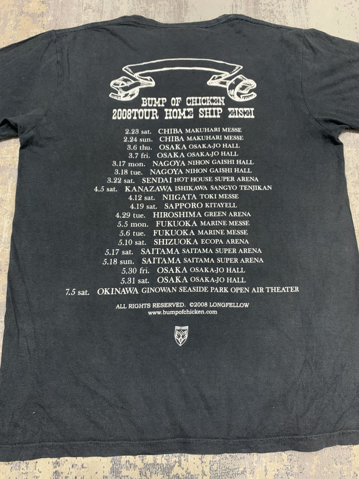 Band Tees Japanese Rock Bump Of The Chicken Tour Shirt Size US M / EU 48-50 / 2 - 5 Thumbnail