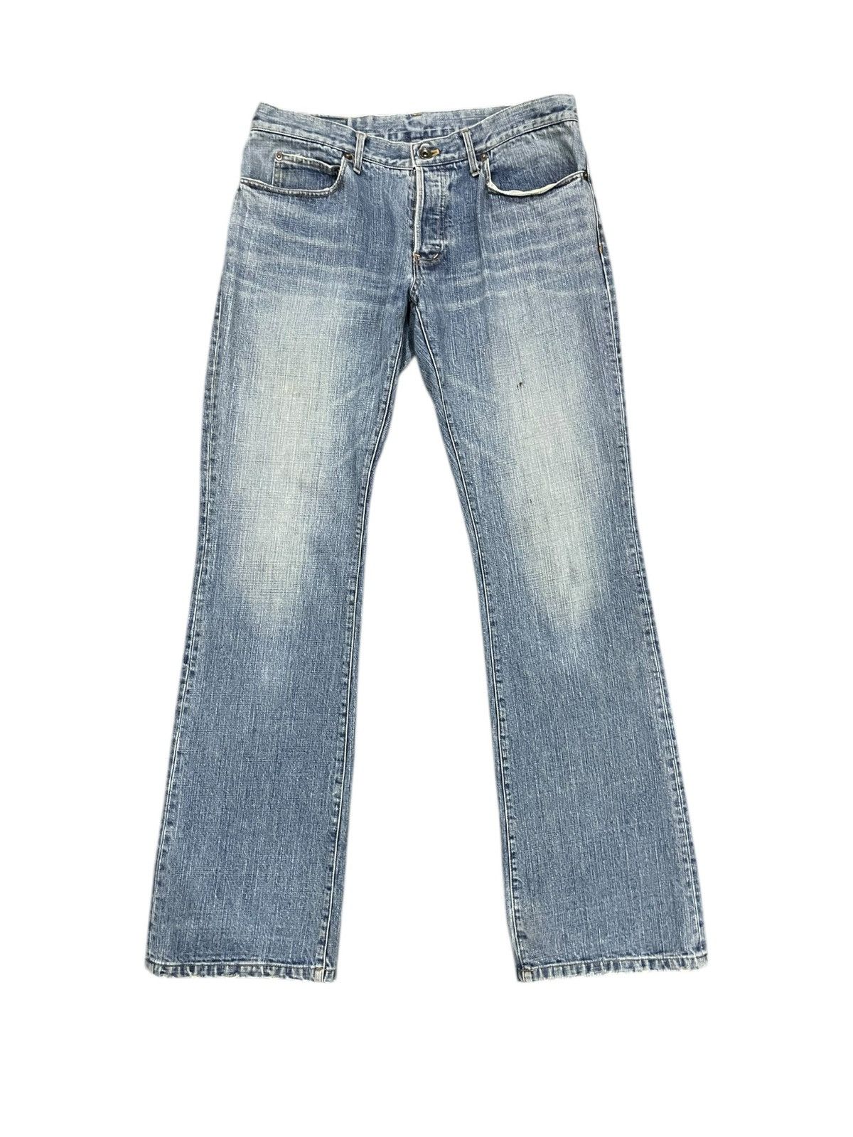 Issey Miyake Issey Miyake Tete Homme Flared Jeans Size US 34 / EU 50 - 1 Thumbnail