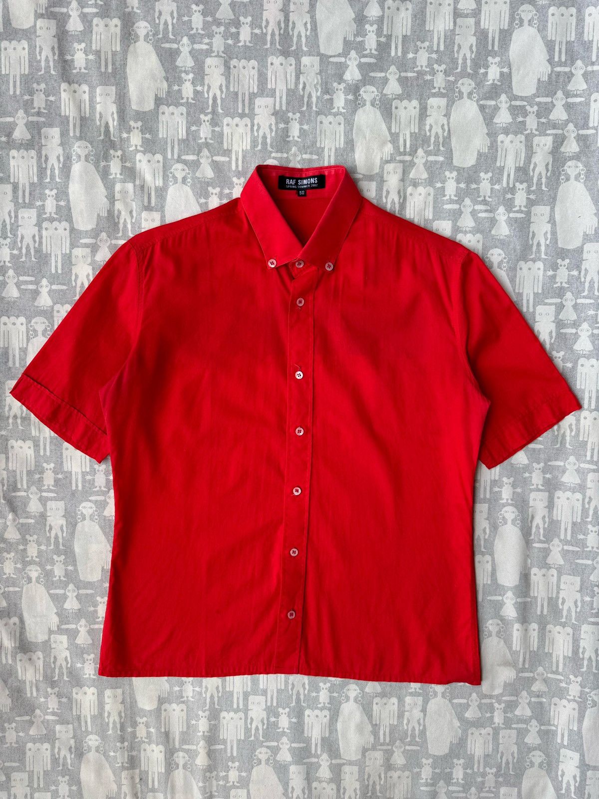 Raf Simons Raf Simons SS02 Be Pure Be Vigilant Behave Button-Up Shirt Size US L / EU 52-54 / 3 - 5 Thumbnail