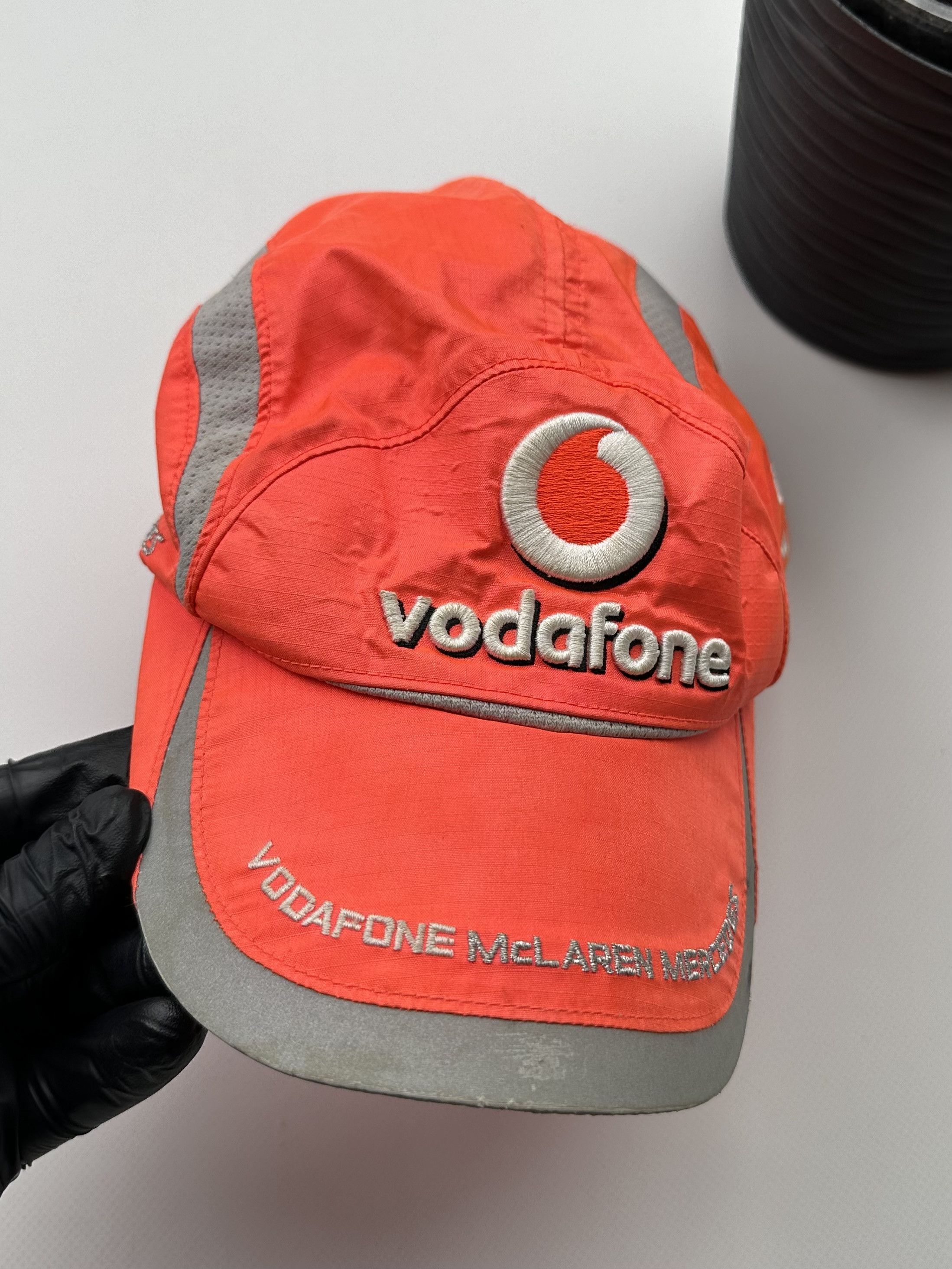 Malcolm McLaren McLaren Mercedes Vodafone Vintage Cap (100) Size ONE SIZE - 4 Thumbnail