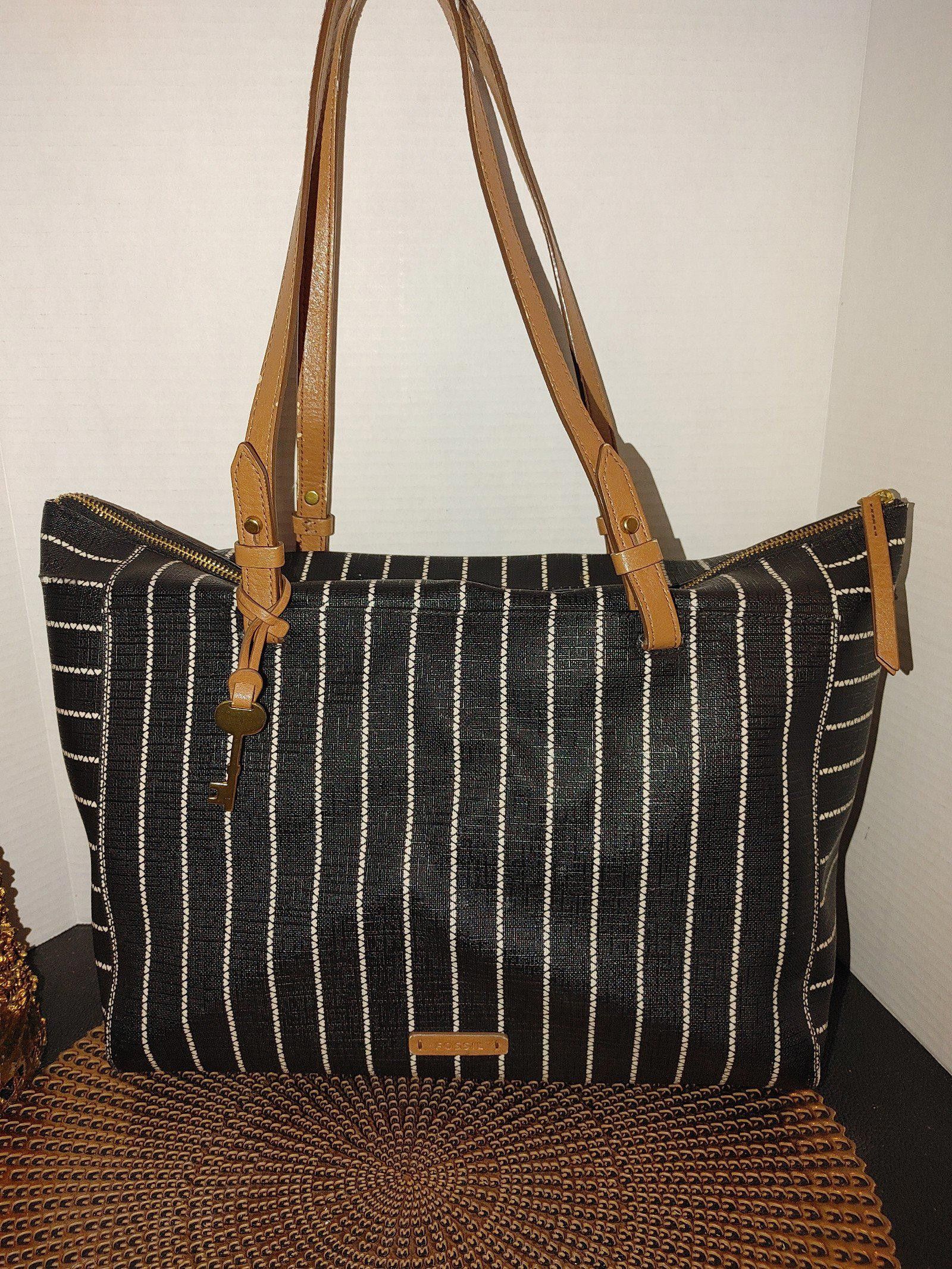 Fossil Fossil Rachael Saffiano Leather Tote Size ONE SIZE - 1 Thumbnail