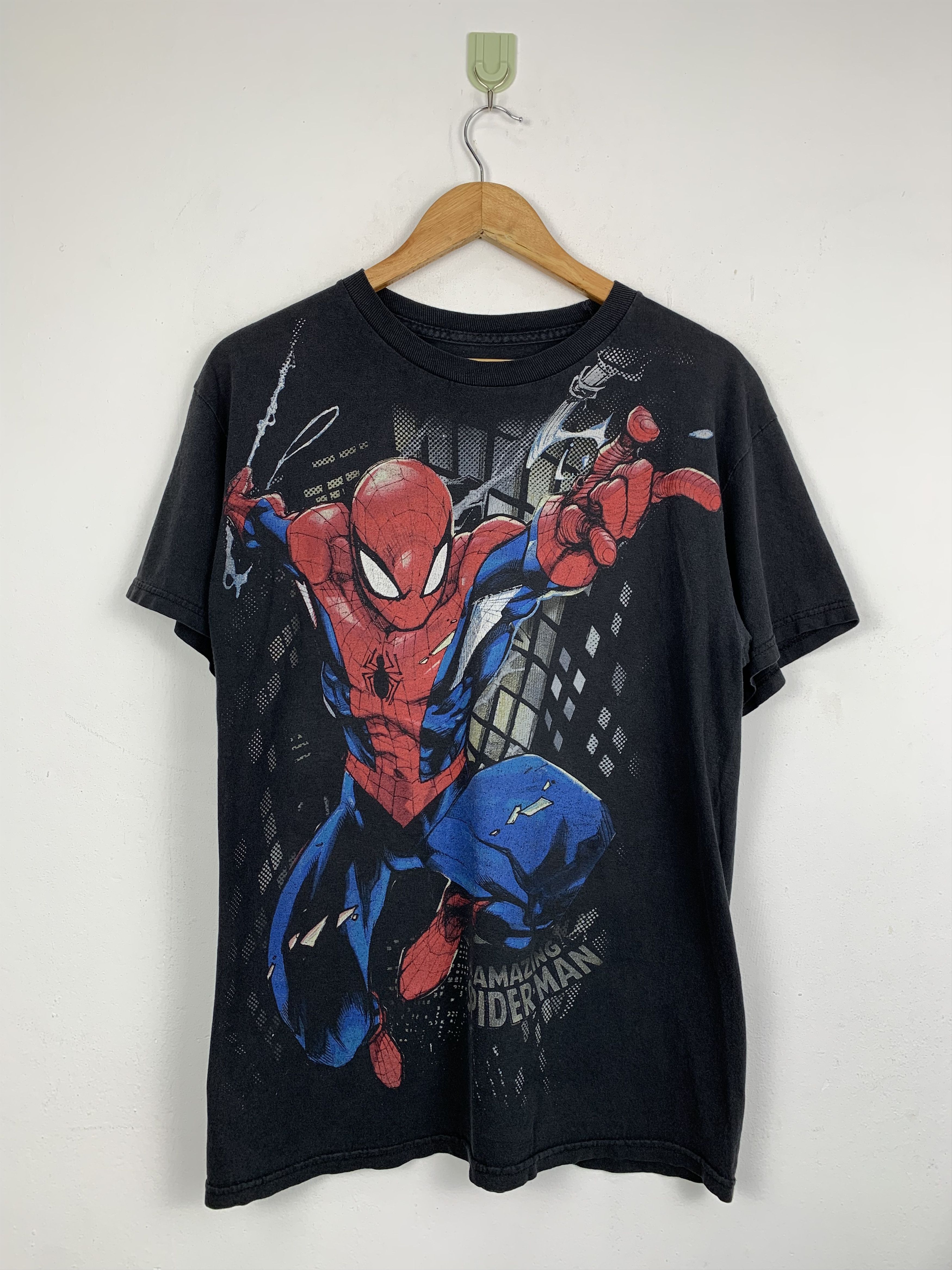 Marvel Comics × Vintage Vintage Spiderman Marvel Rap Tees Style TA0290 Size US M / EU 48-50 / 2 - 1 Thumbnail