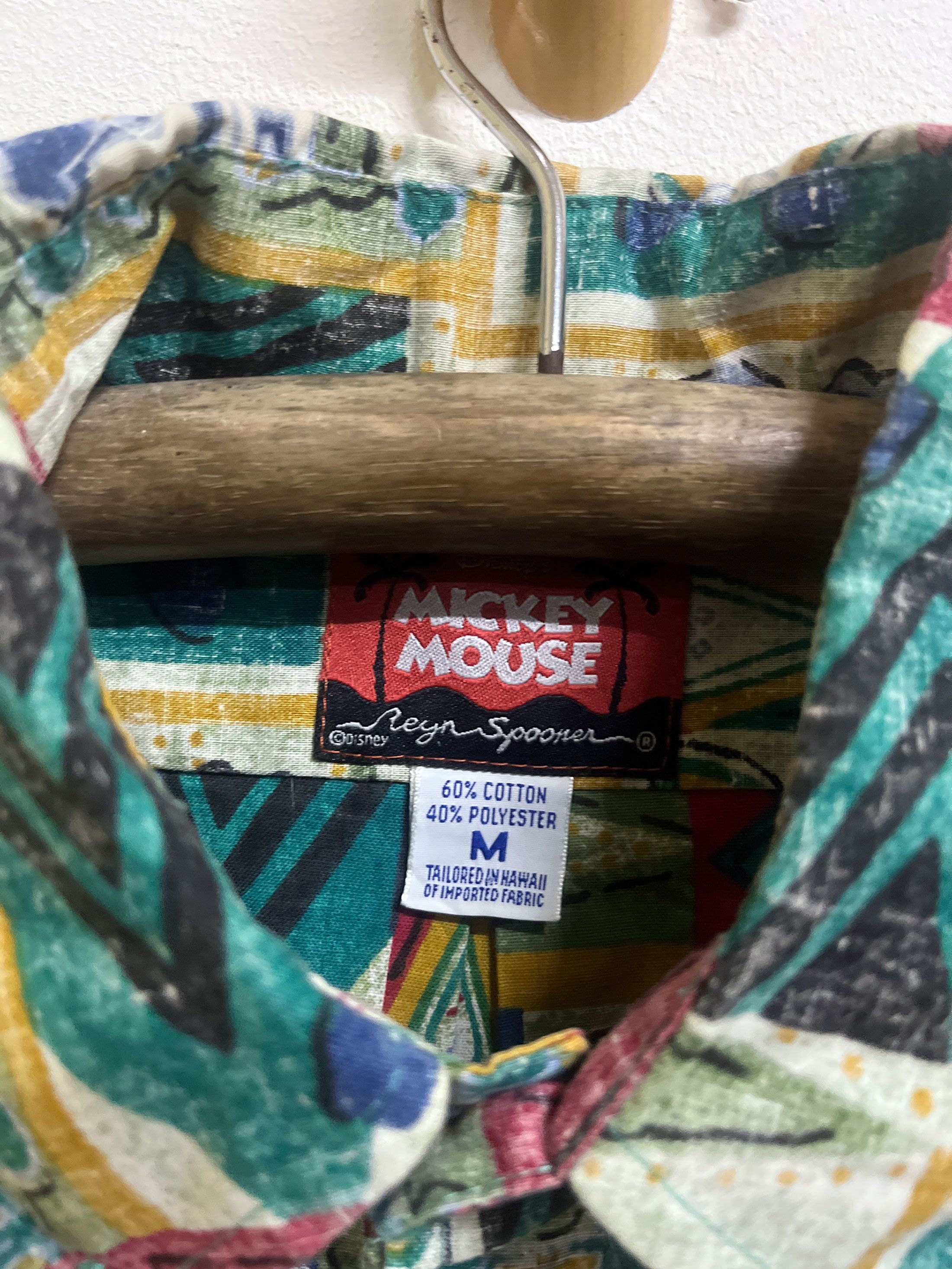 Reyn Spooner Mickey Mouse Reyn Spooner Half Button Hawaii Size US M / EU 48-50 / 2 - 2 Thumbnail