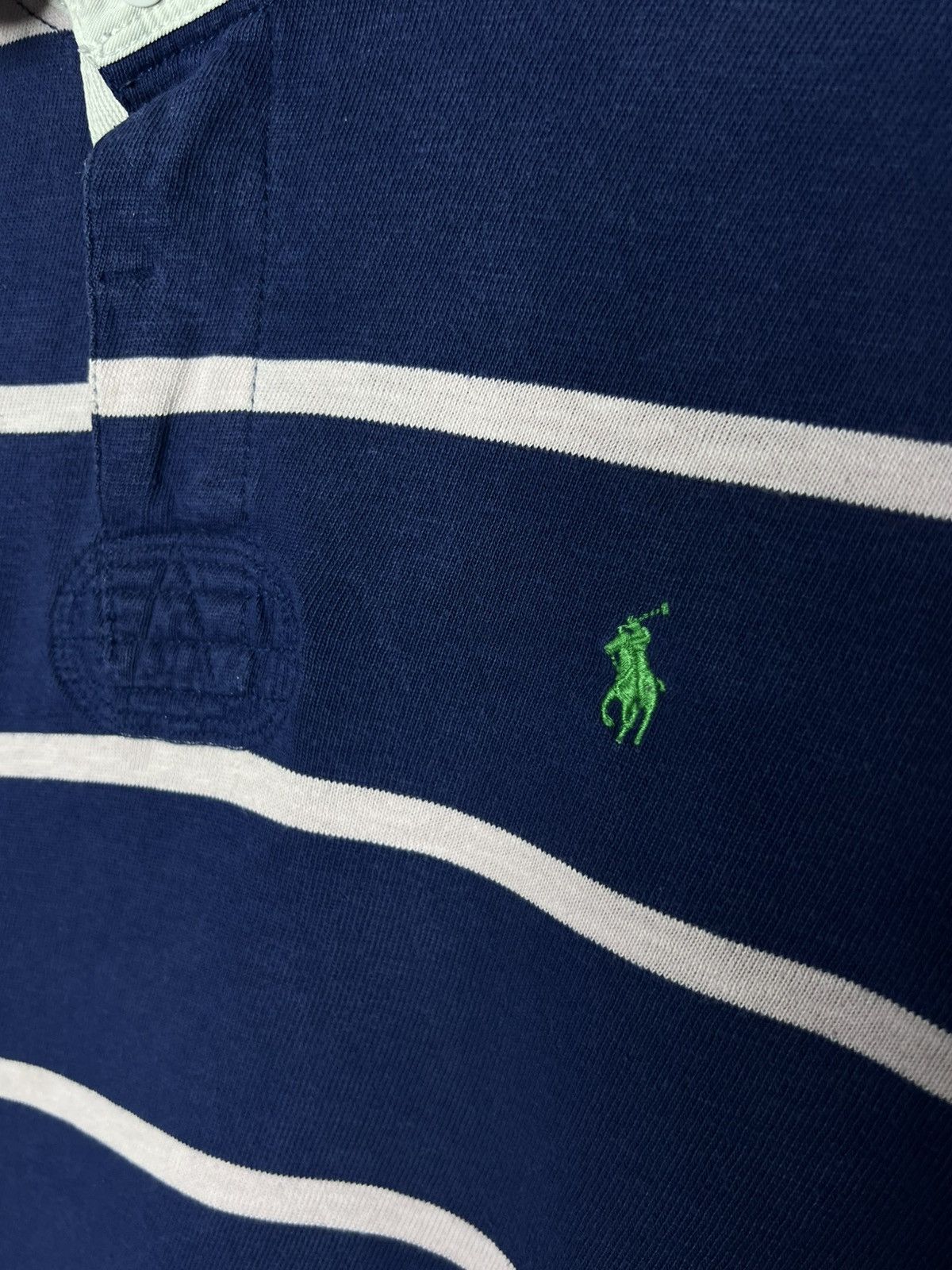 Polo Ralph Lauren Vintage Polo Ralph Lauren Striped Polo Shirt Long Sleeve Size US L / EU 52-54 / 3 - 6 Thumbnail