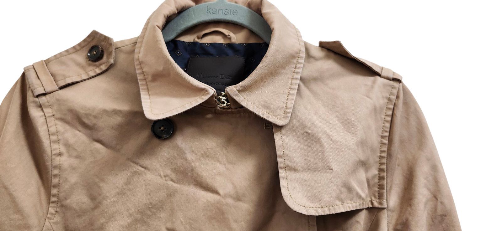 Massimo Dutti Massimo Dutti Women’s Trench Coat With Belt Brown Size M Size M / US 6-8 / IT 42-44 - 4 Thumbnail