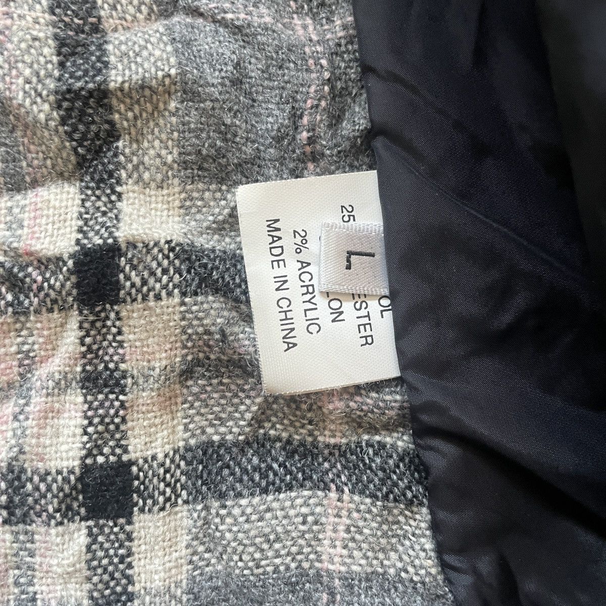 Marithe + Francois Girbaud Marithé et François Girbaud Rare Sample Wool Check Coat Size US L / EU 52-54 / 3 - 7 Thumbnail