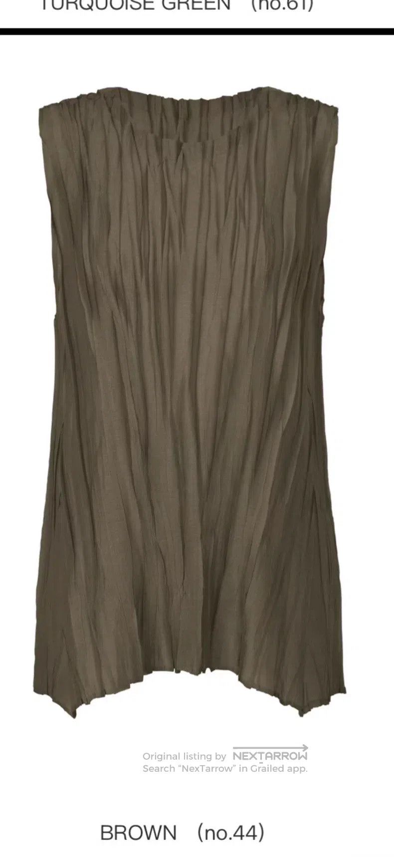 Issey Miyake Issey Miyake size:one size Green Tank Top Size XXS / US 00 / IT 34 - 1 Thumbnail